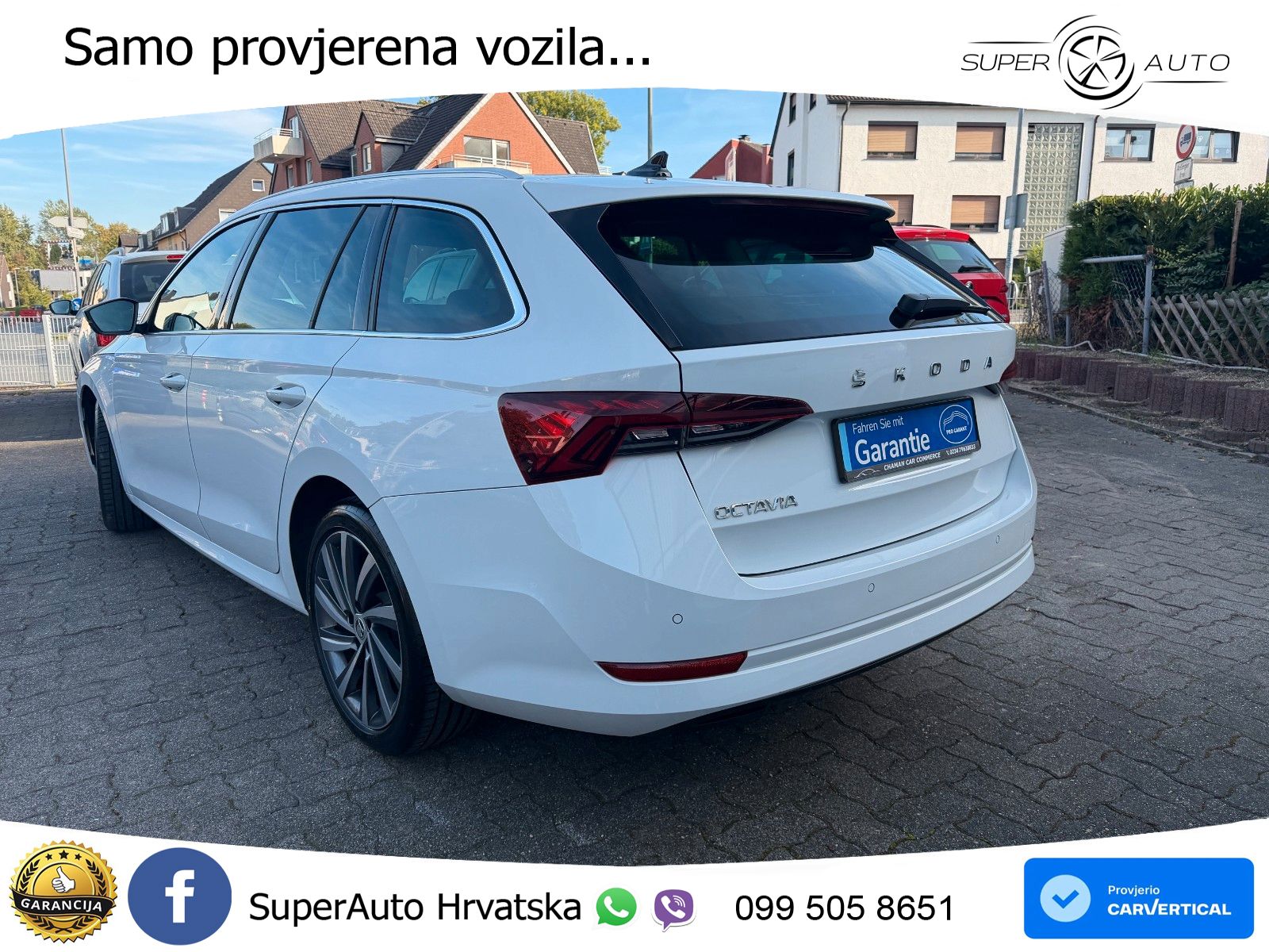 Škoda Octavia Combi 2.0 TDI (150 KS) DSG LED+GR SJED+ACC