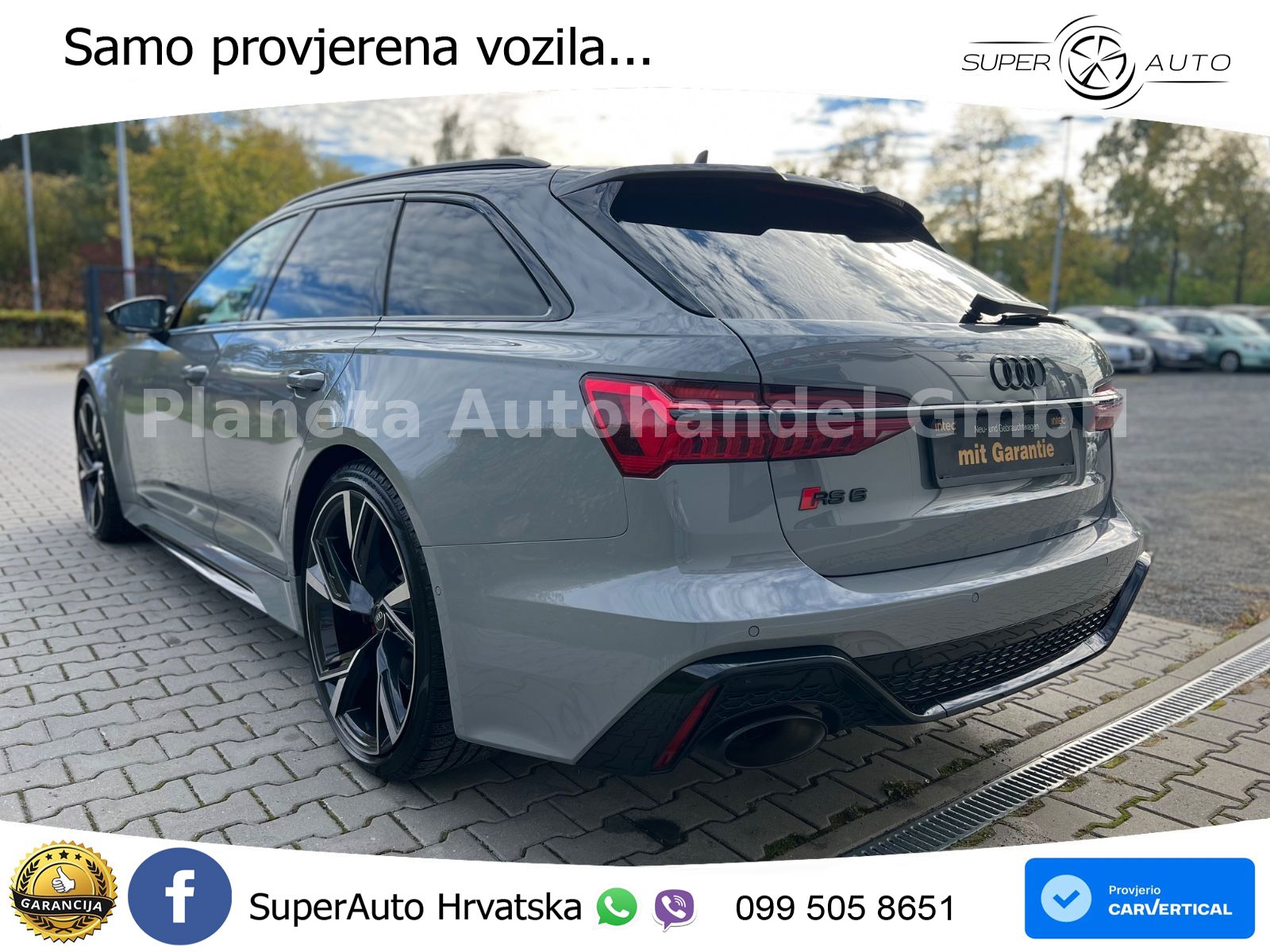 Audi RS6 Avant 4.0 TFSI V8 (600 KS) quattro Tiptronic