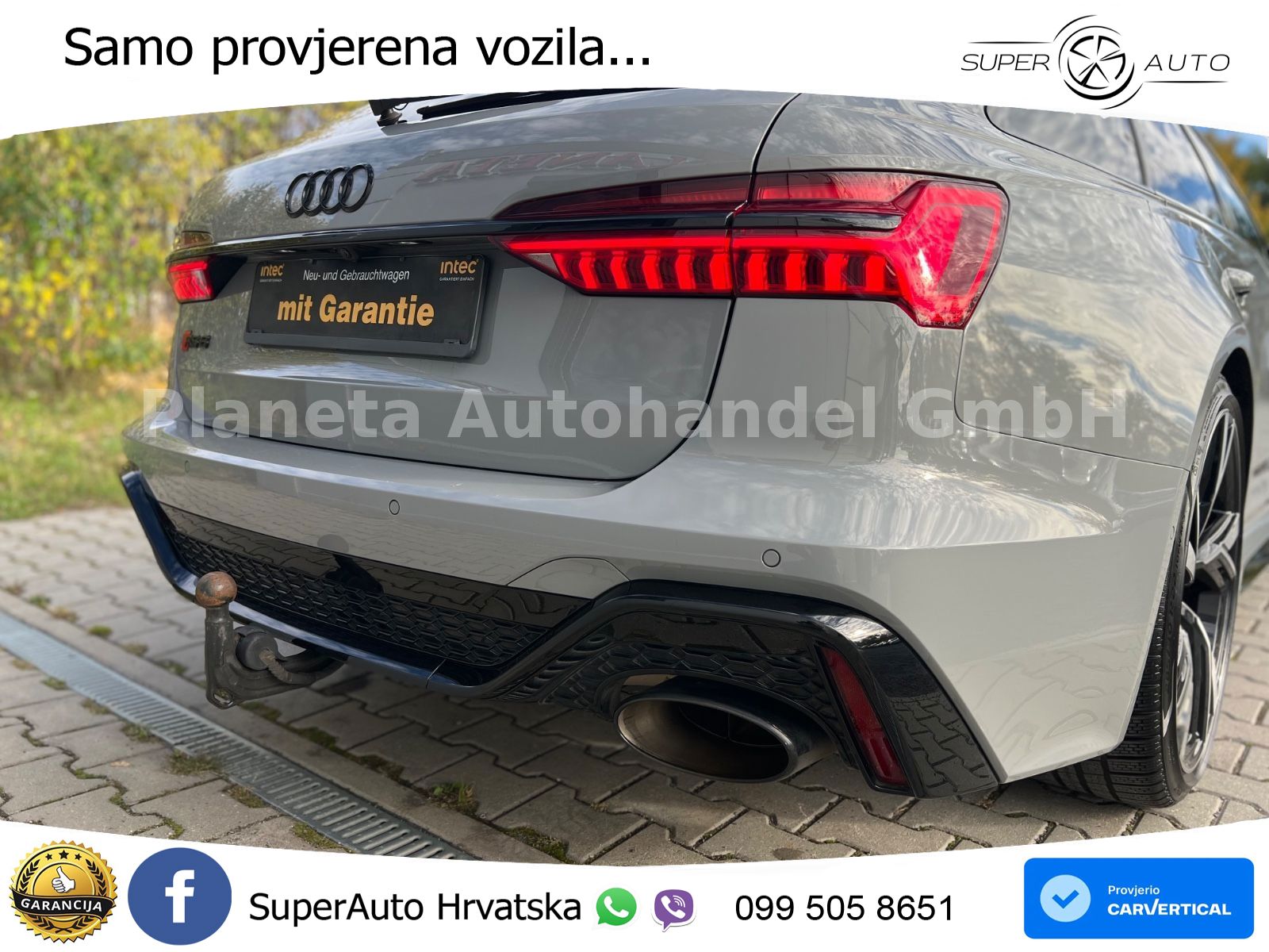Audi RS6 Avant 4.0 TFSI V8 (600 KS) quattro Tiptronic