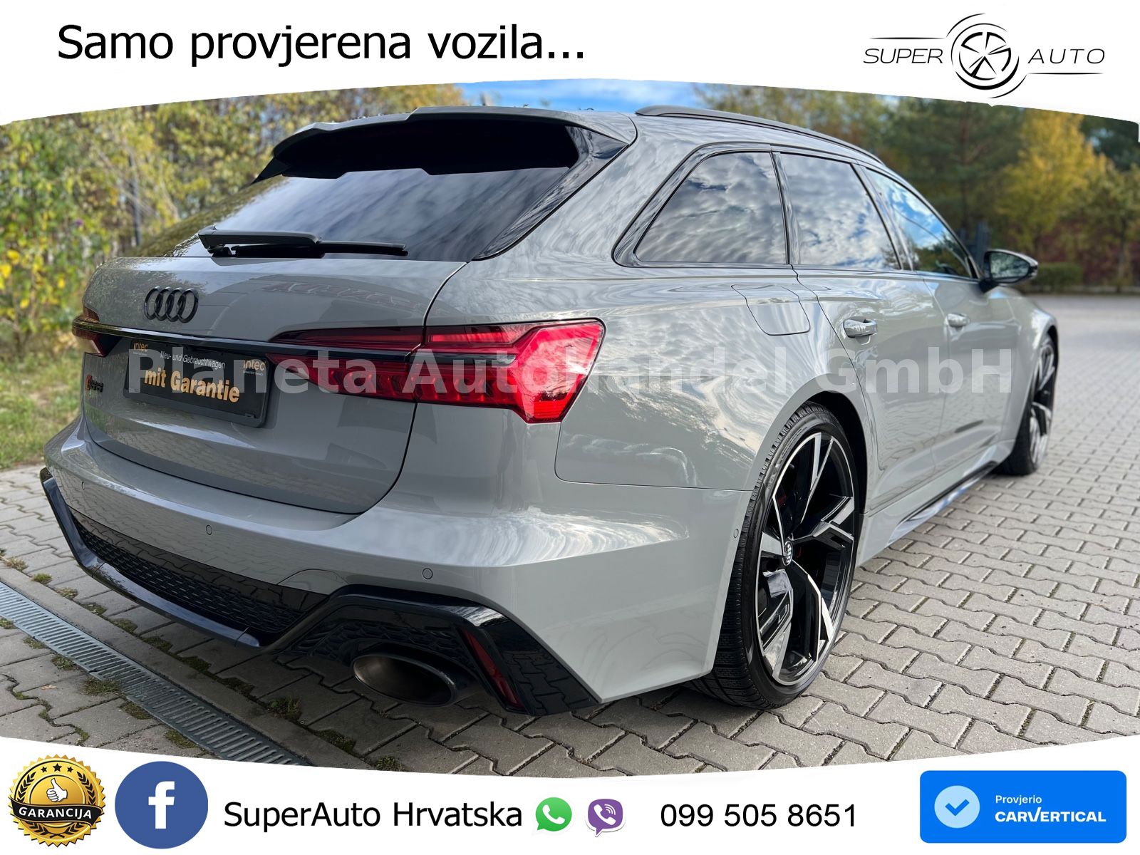 Audi RS6 Avant 4.0 TFSI V8 (600 KS) quattro Tiptronic