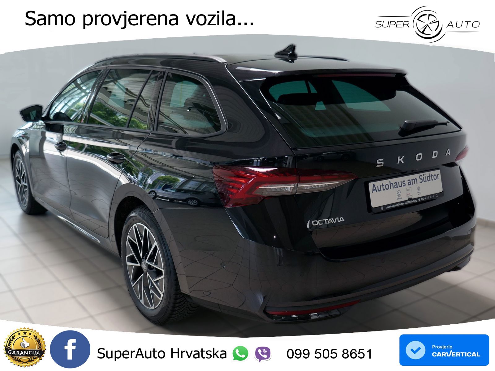 Škoda Octavia Combi 2.0 TDI (150 KS) DSG LED+GR SJED+ACC