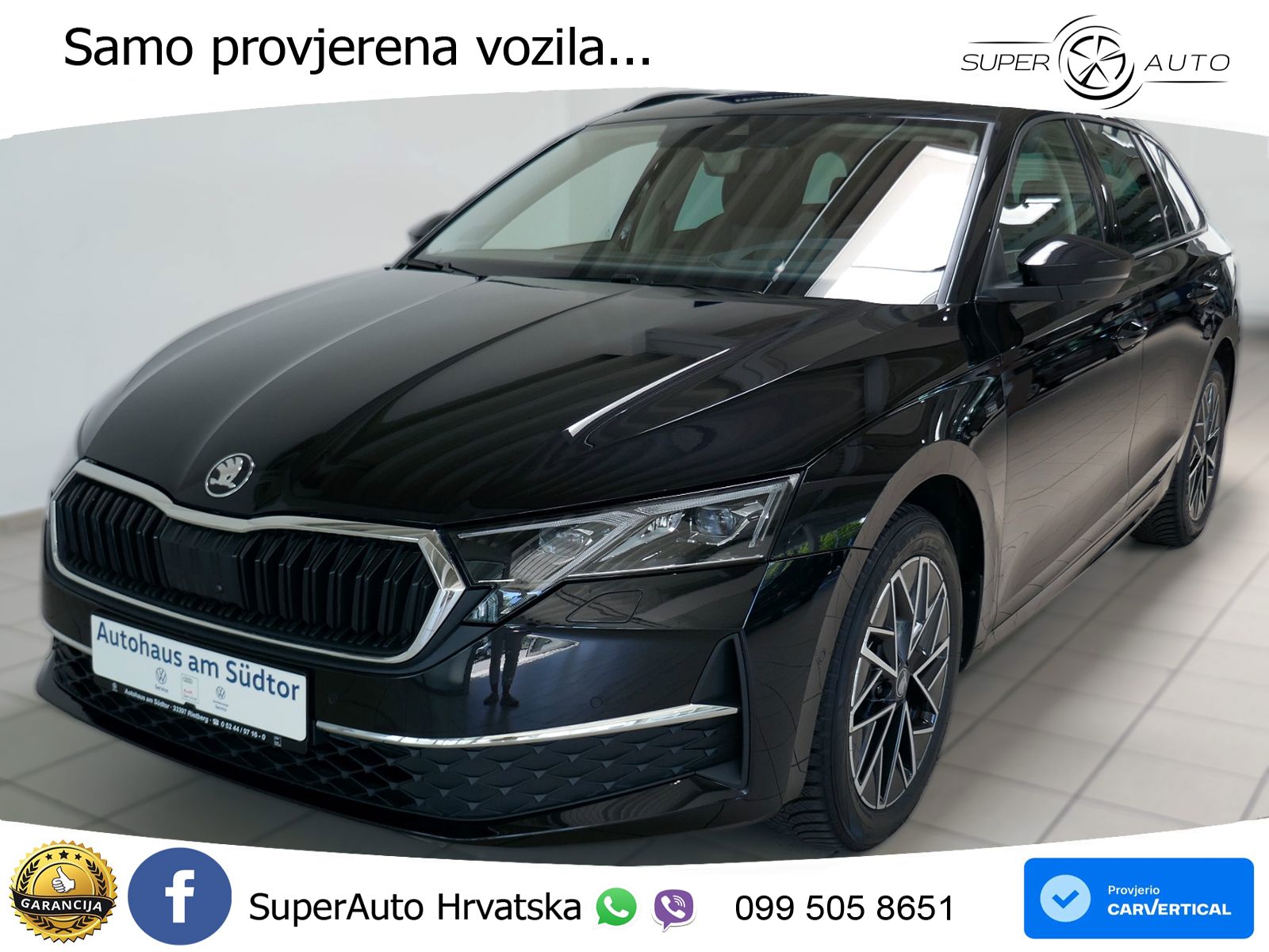 Škoda Octavia Combi 2.0 TDI (150 KS) DSG LED+GR SJED+ACC
