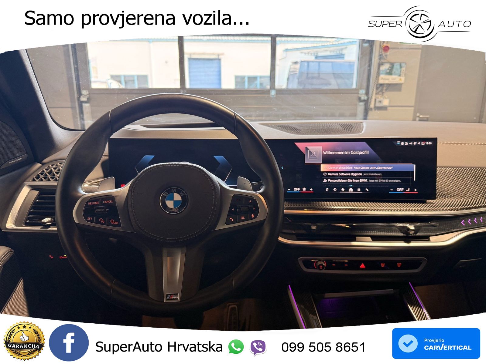 BMW X5 30d (298 KS) xDrive Steptronic M Sport ZRAČNI+ACC+GR SJED+KAM+PANO