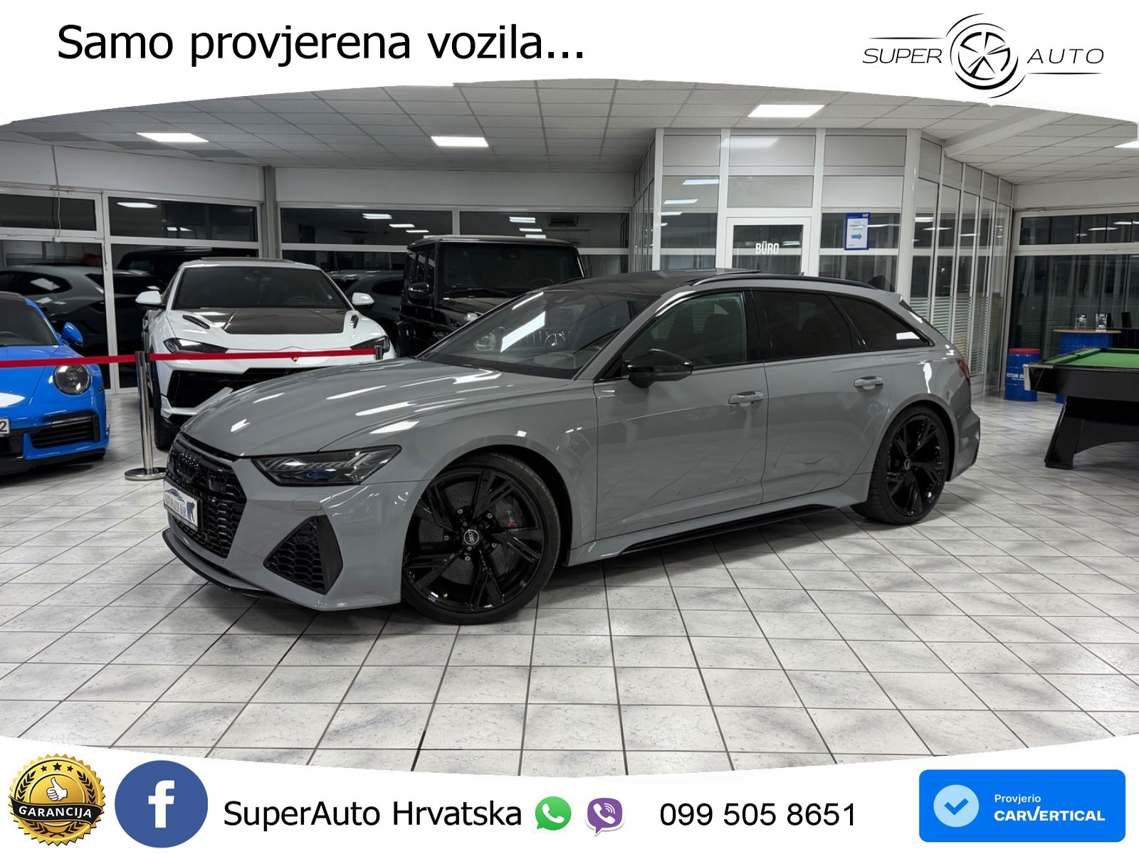 Audi RS6 Avant 4.0 TFSI V8 (600 KS) quattro Tiptronic LED+GR SJED+ACC