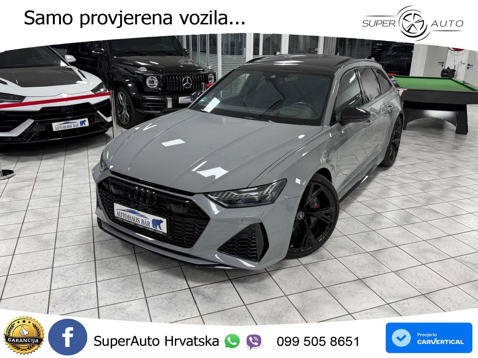 Audi RS6 Avant 4.0 TFSI V8 (600 KS) quattro Tiptronic LED+GR SJED+ACC