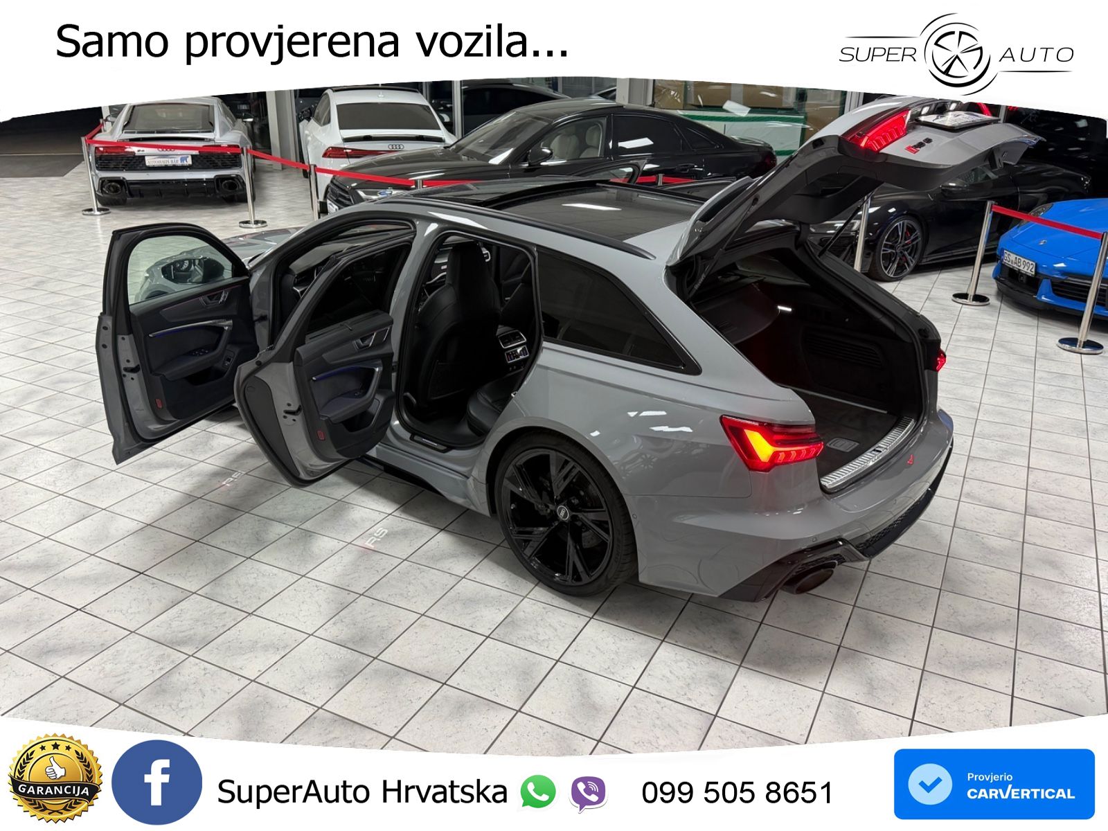 Audi RS6 Avant 4.0 TFSI V8 (600 KS) quattro Tiptronic LED+GR SJED+ACC