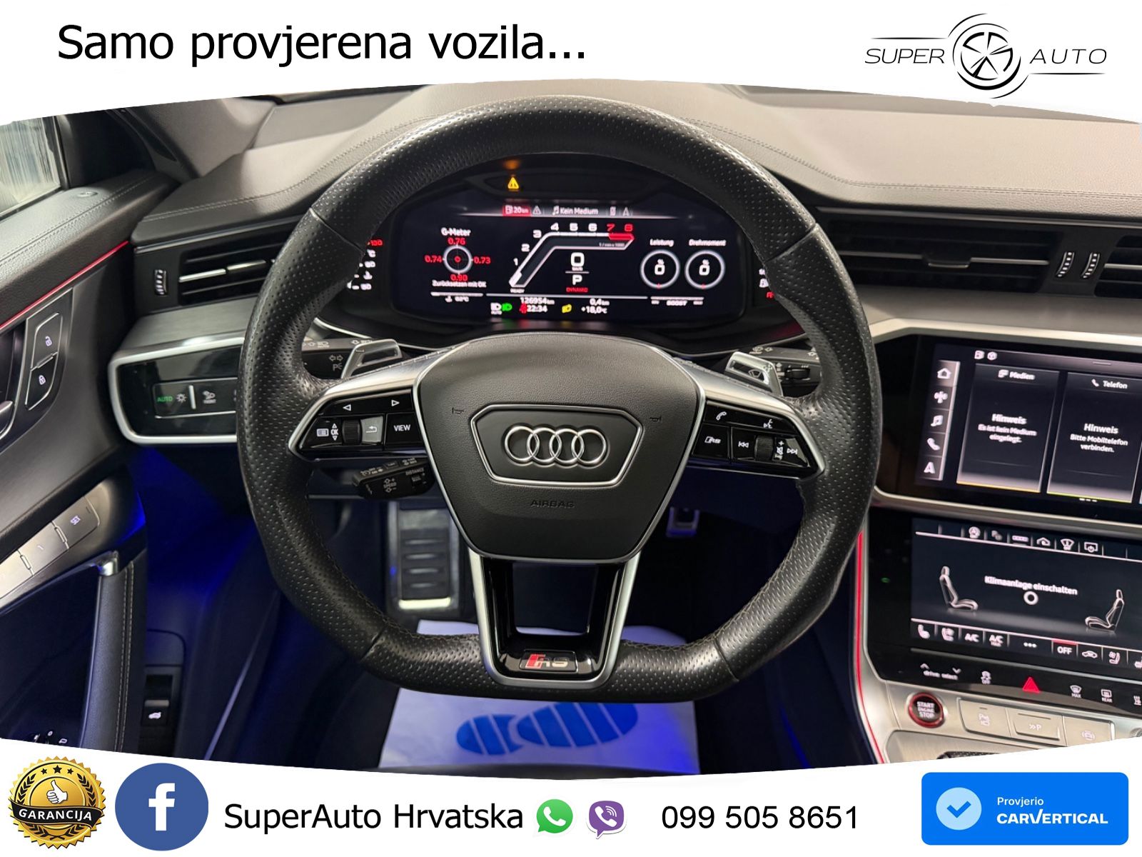 Audi RS6 Avant 4.0 TFSI V8 (600 KS) quattro Tiptronic LED+GR SJED+ACC