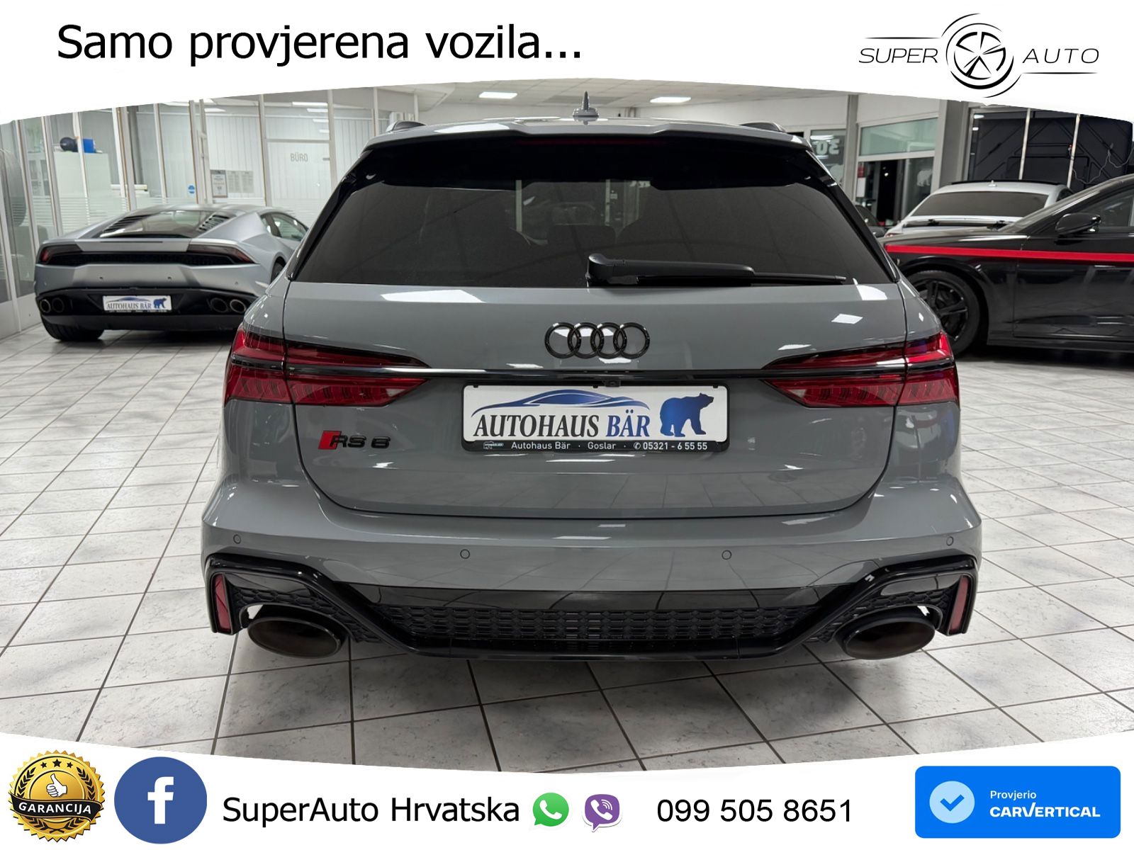 Audi RS6 Avant 4.0 TFSI V8 (600 KS) quattro Tiptronic LED+GR SJED+ACC