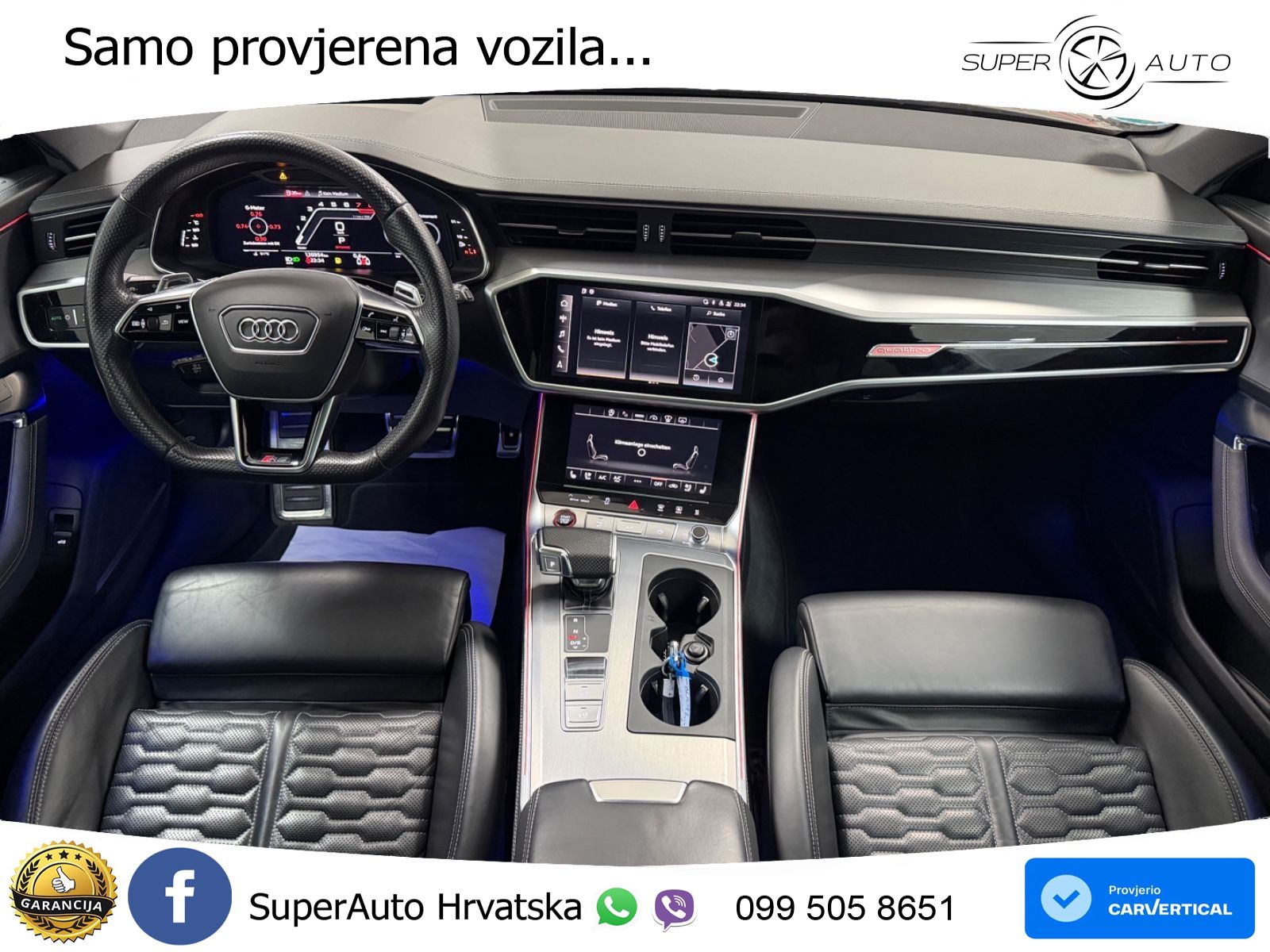 Audi RS6 Avant 4.0 TFSI V8 (600 KS) quattro Tiptronic LED+GR SJED+ACC