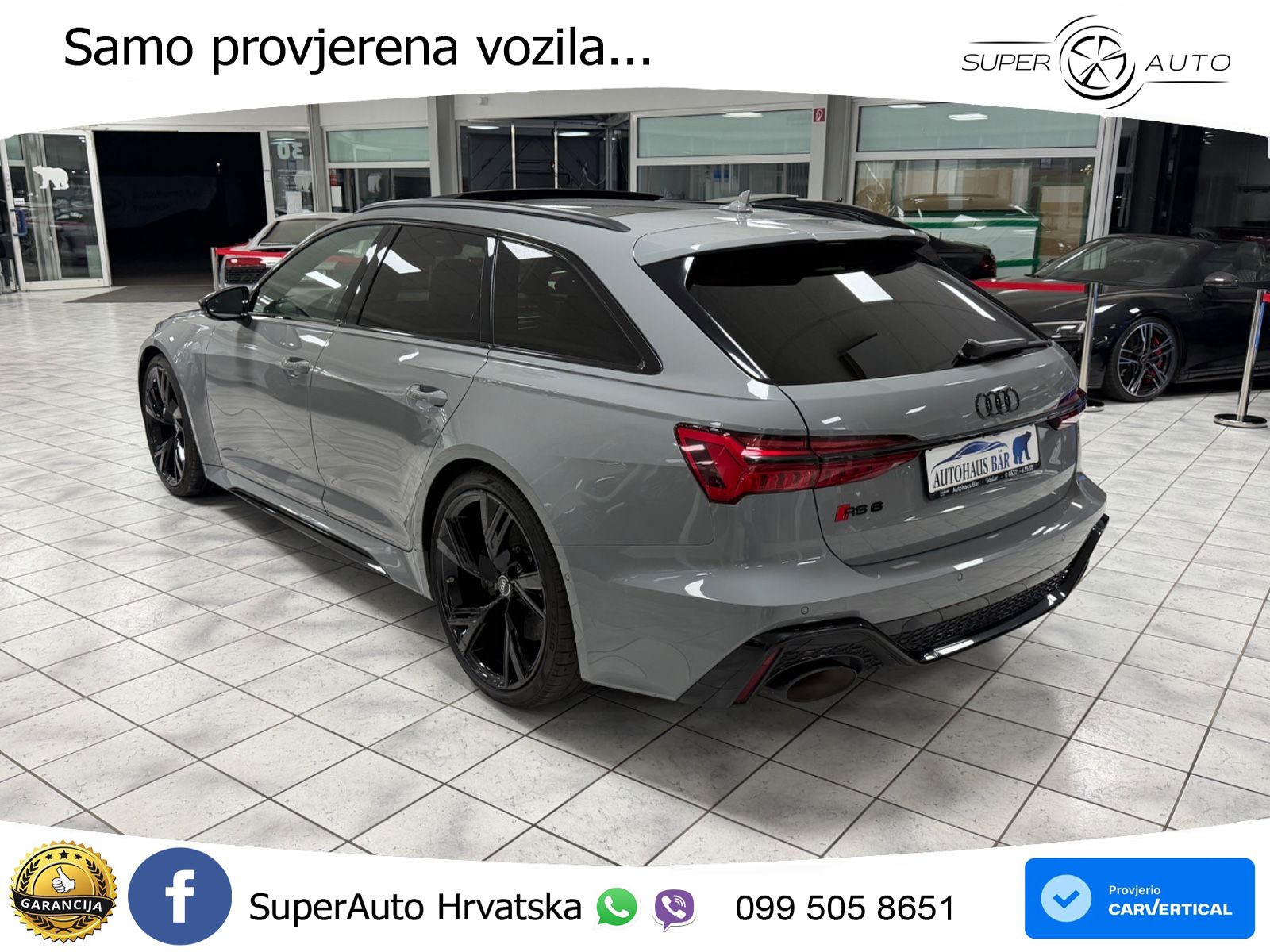 Audi RS6 Avant 4.0 TFSI V8 (600 KS) quattro Tiptronic LED+GR SJED+ACC
