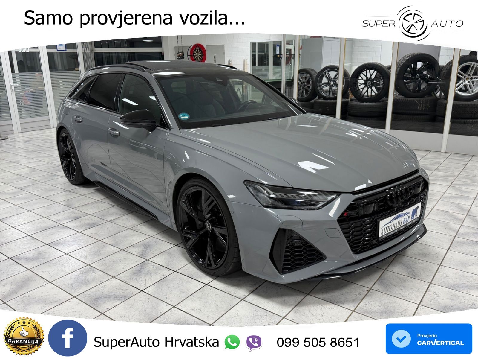 Audi RS6 Avant 4.0 TFSI V8 (600 KS) quattro Tiptronic LED+GR SJED+ACC