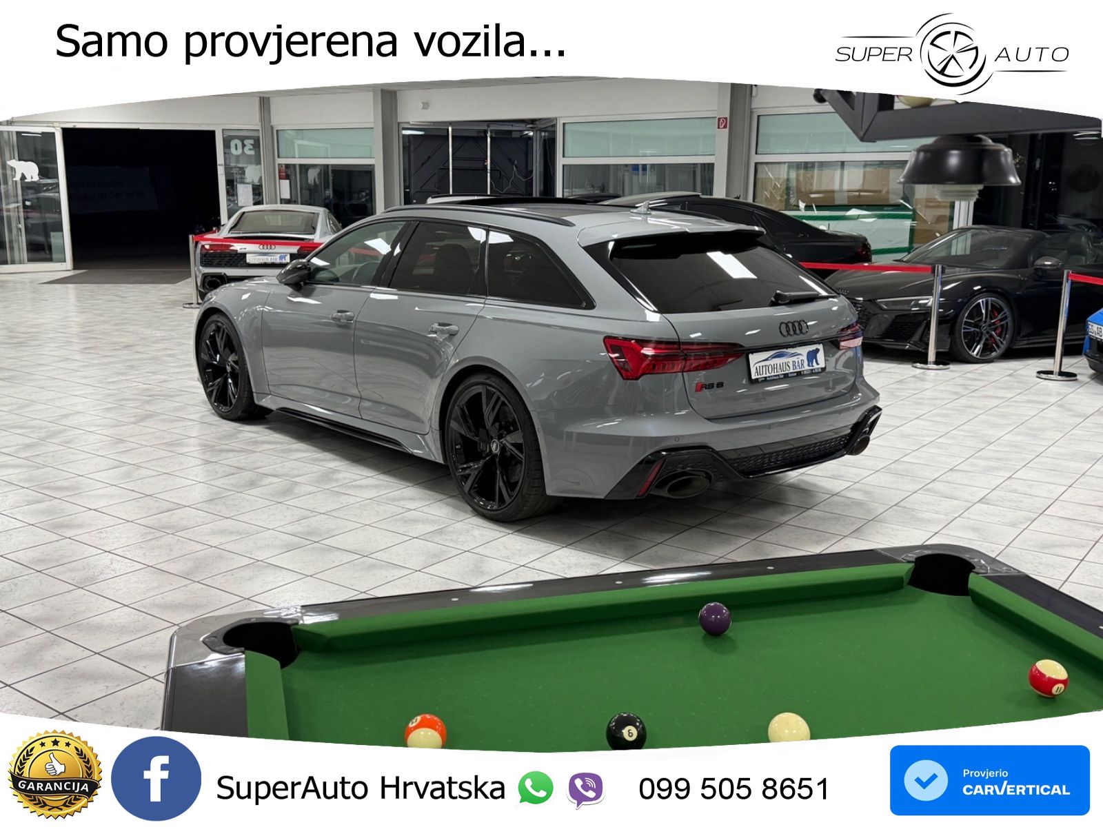 Audi RS6 Avant 4.0 TFSI V8 (600 KS) quattro Tiptronic LED+GR SJED+ACC