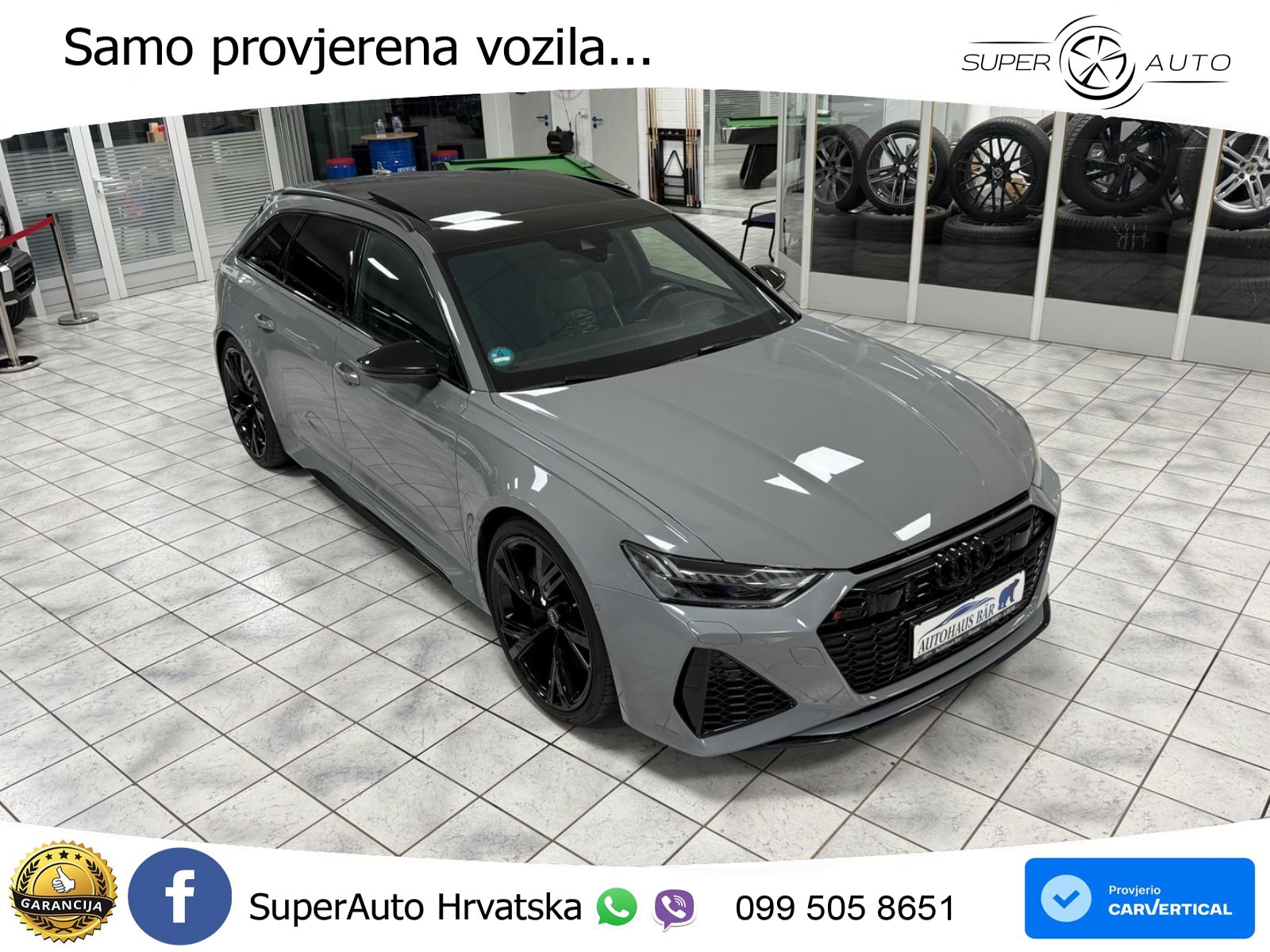 Audi RS6 Avant 4.0 TFSI V8 (600 KS) quattro Tiptronic LED+GR SJED+ACC