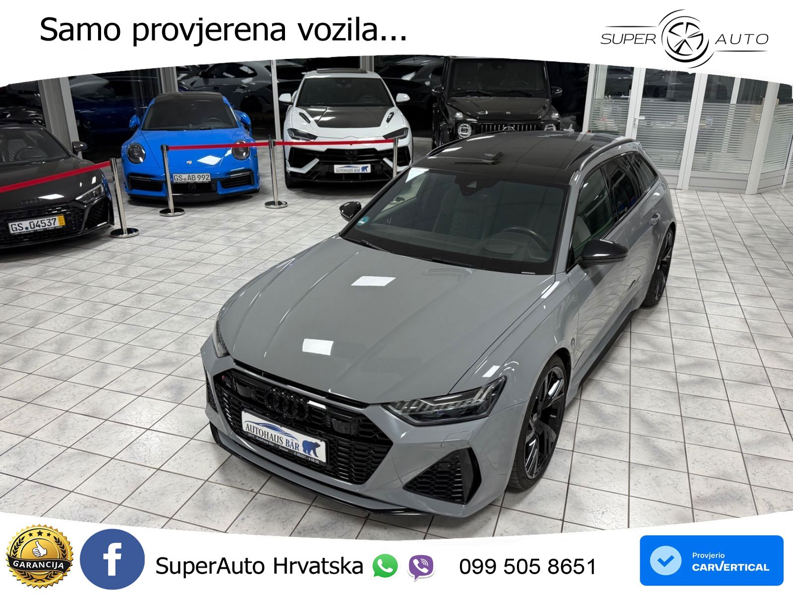 Audi RS6 Avant 4.0 TFSI V8 (600 KS) quattro Tiptronic LED+GR SJED+ACC