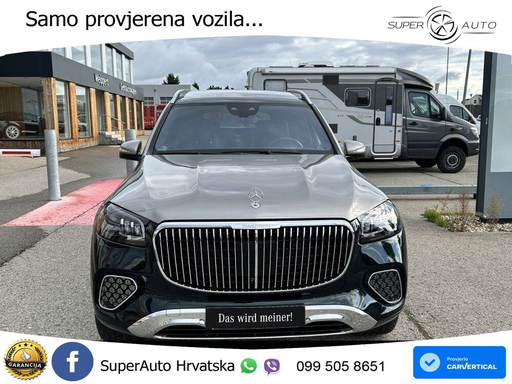 Mercedes Maybach GLS 600 V8 (557 KS) EQ Boost 4MATIC 9G-TRONIC ACC+HEAD+4xGR SJED+360+PANO