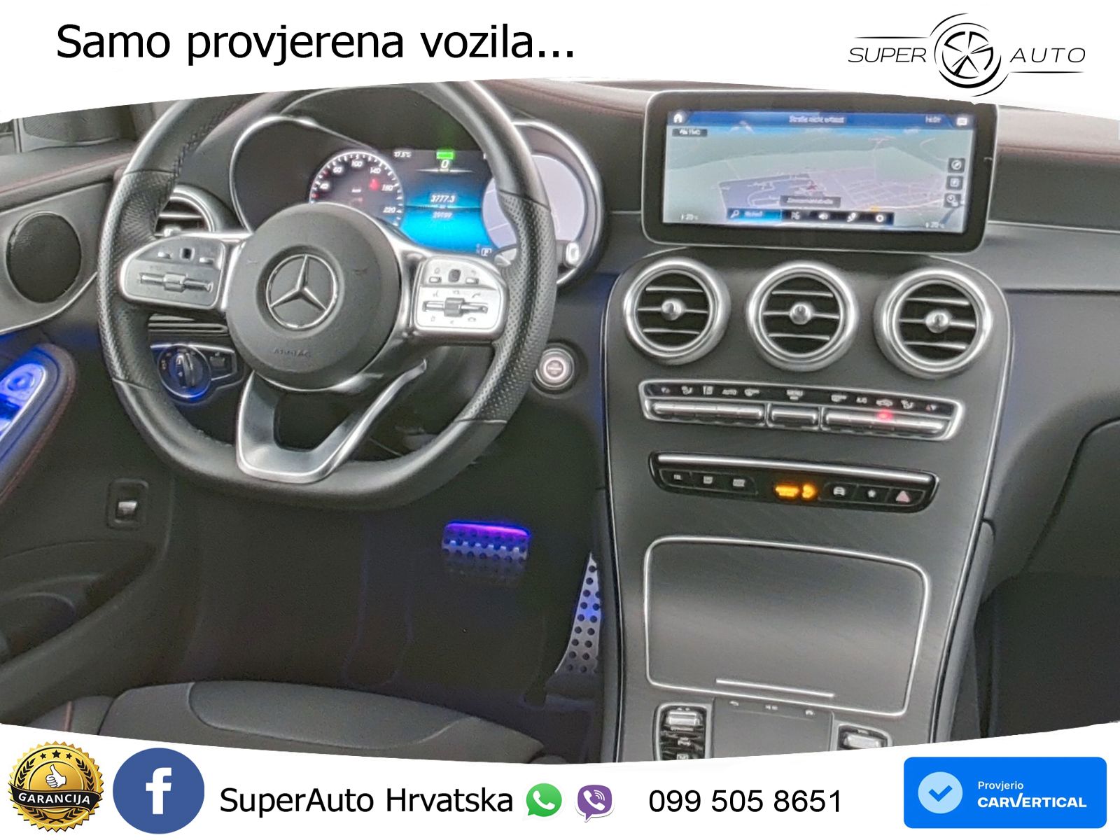 Mercedes GLC 200 (197 KS) 4MATIC G-TRONIC AMG LED+GR SJED+ACC