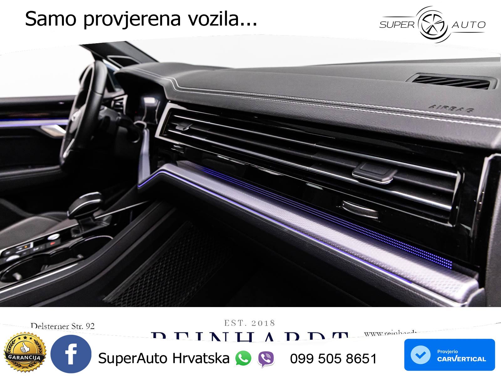 Volkswagen Touareg 3.0 V6 TDI (231 KS) 4MOTION Tiptronic R-Line ZRAČNI+ACC+GR SJED+KAM+PANO