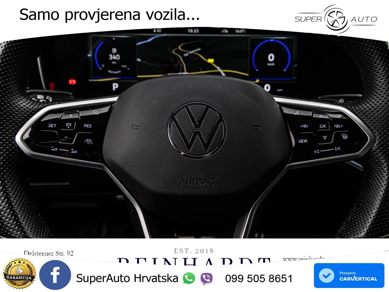 Volkswagen Touareg 3.0 V6 TDI (231 KS) 4MOTION Tiptronic R-Line ZRAČNI+ACC+GR SJED+KAM+PANO