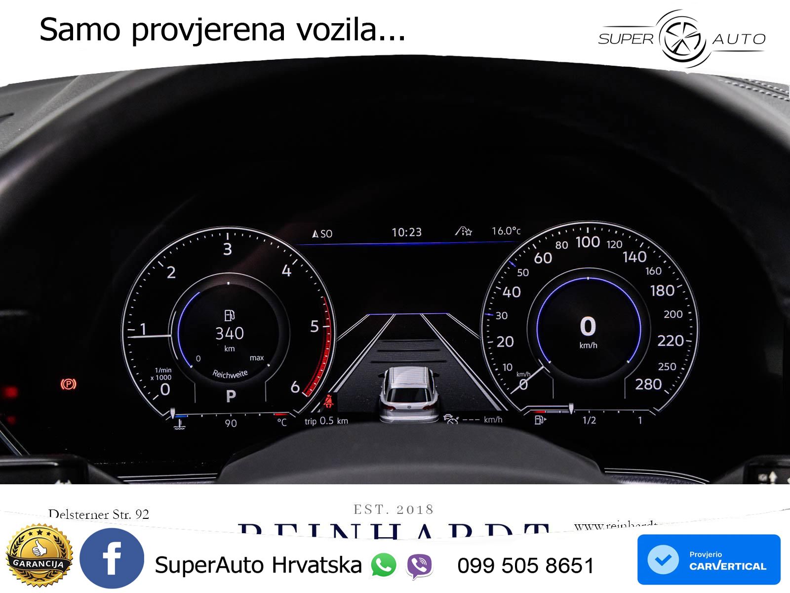 Volkswagen Touareg 3.0 V6 TDI (231 KS) 4MOTION Tiptronic R-Line ZRAČNI+ACC+GR SJED+KAM+PANO