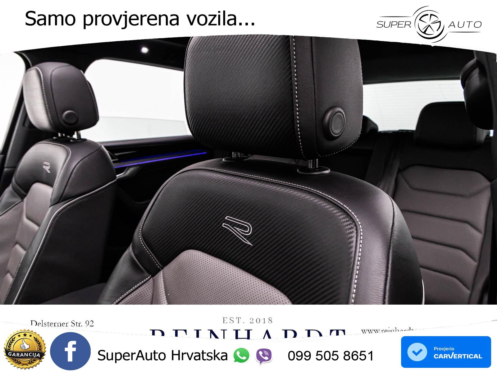 Volkswagen Touareg 3.0 V6 TDI (231 KS) 4MOTION Tiptronic R-Line ZRAČNI+ACC+GR SJED+KAM+PANO