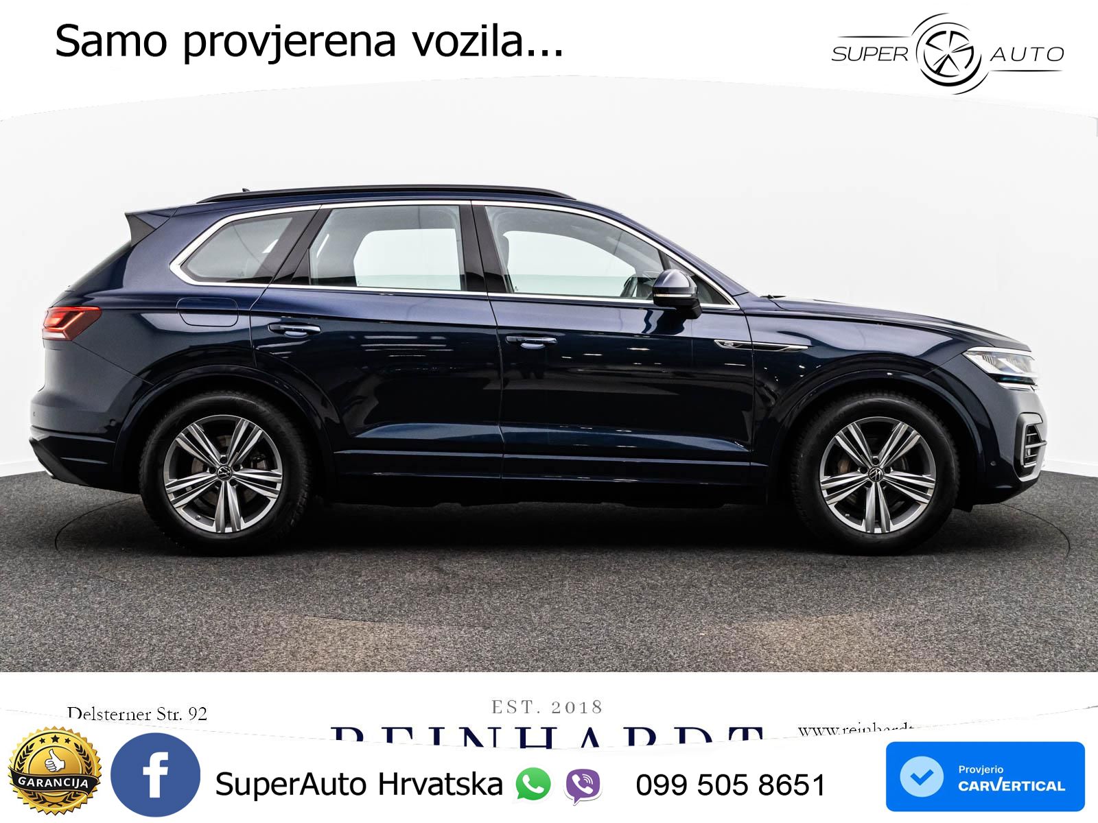 Volkswagen Touareg 3.0 V6 TDI (231 KS) 4MOTION Tiptronic R-Line ZRAČNI+ACC+GR SJED+KAM+PANO