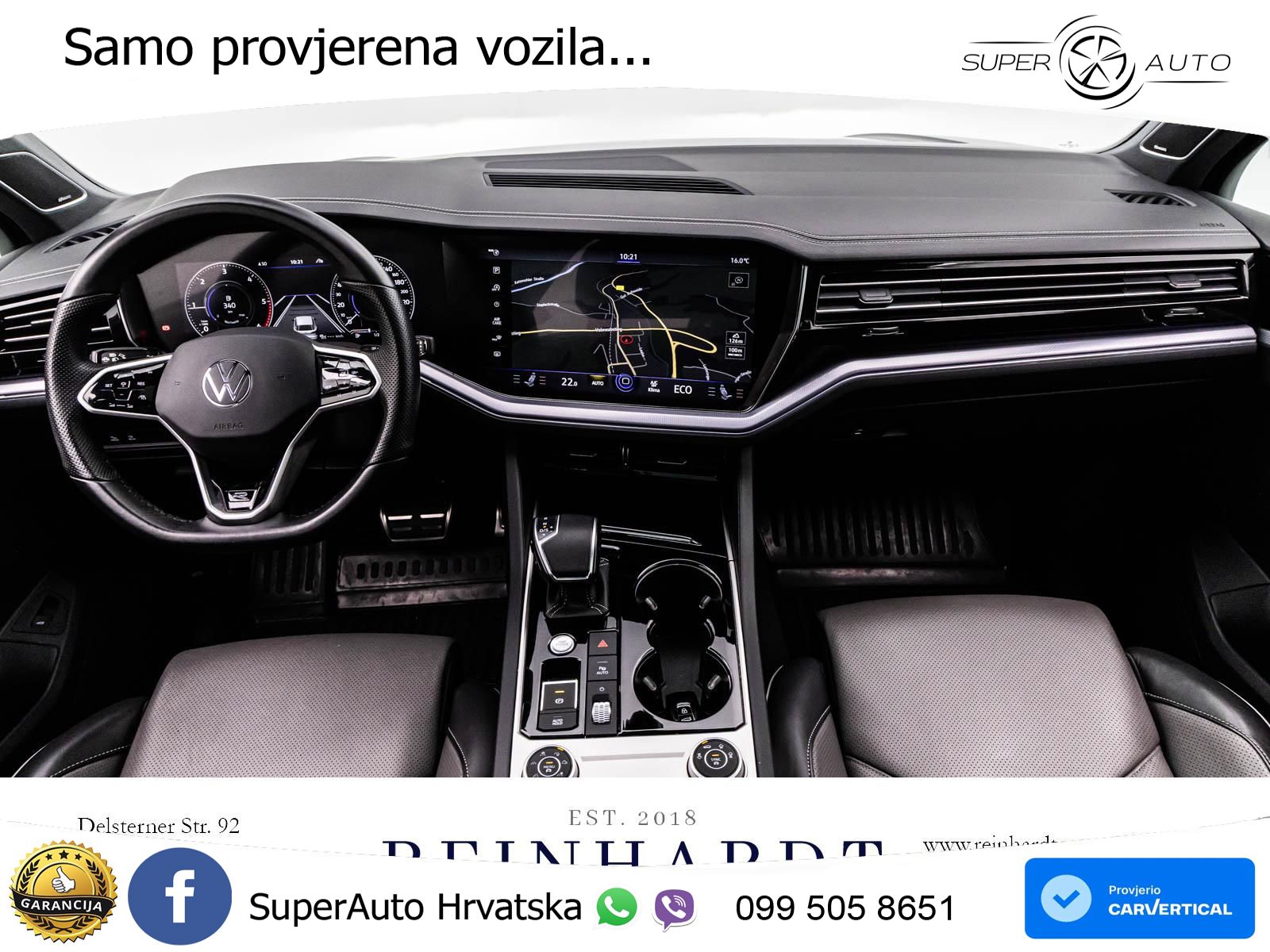 Volkswagen Touareg 3.0 V6 TDI (231 KS) 4MOTION Tiptronic R-Line ZRAČNI+ACC+GR SJED+KAM+PANO