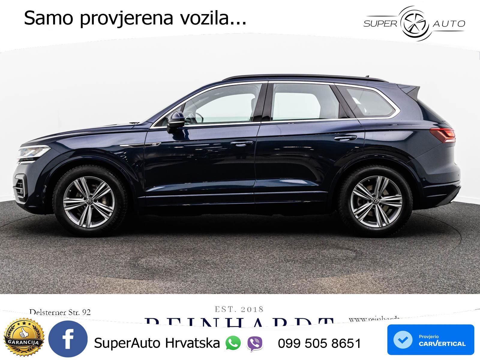 Volkswagen Touareg 3.0 V6 TDI (231 KS) 4MOTION Tiptronic R-Line ZRAČNI+ACC+GR SJED+KAM+PANO