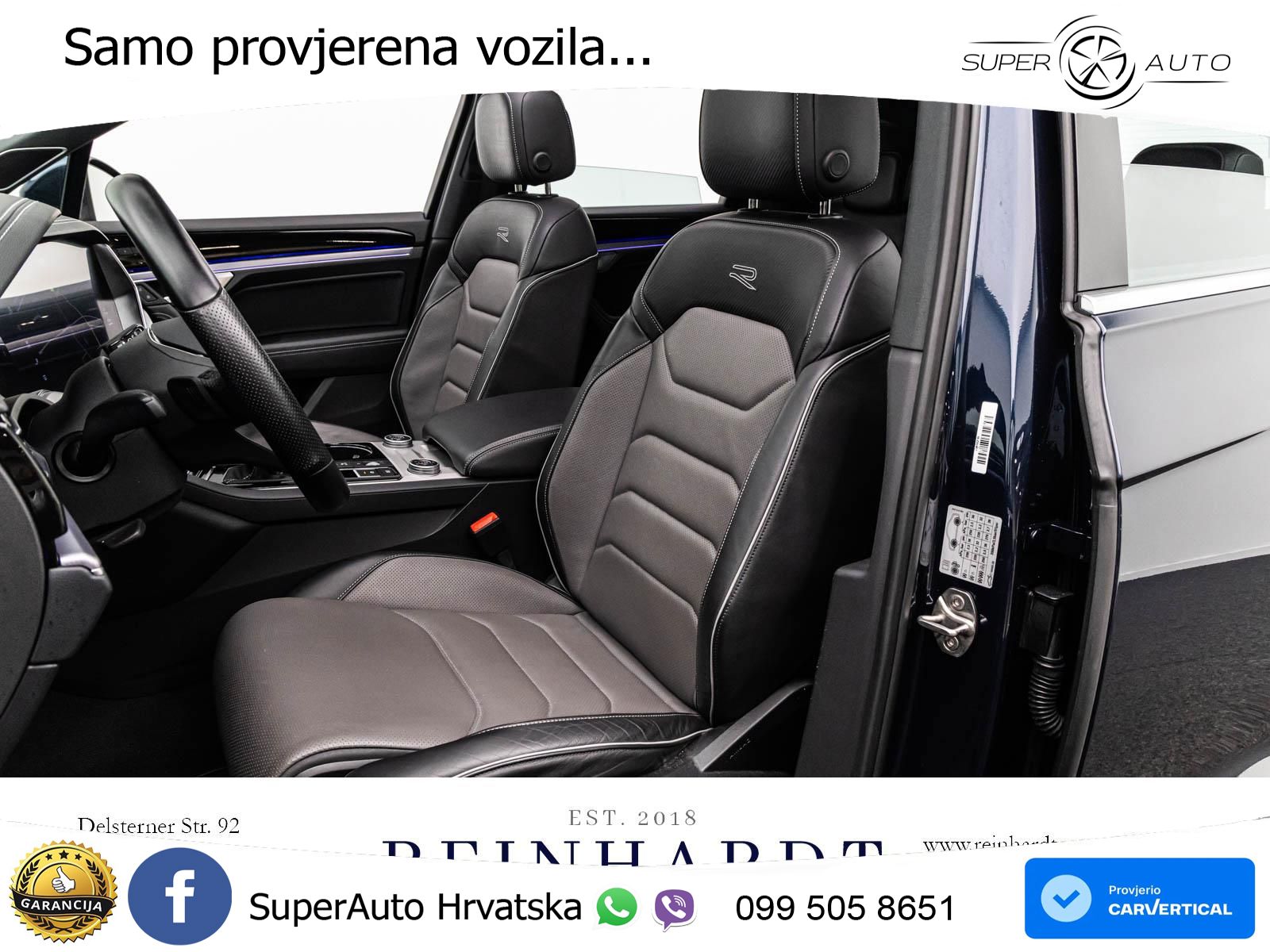 Volkswagen Touareg 3.0 V6 TDI (231 KS) 4MOTION Tiptronic R-Line ZRAČNI+ACC+GR SJED+KAM+PANO