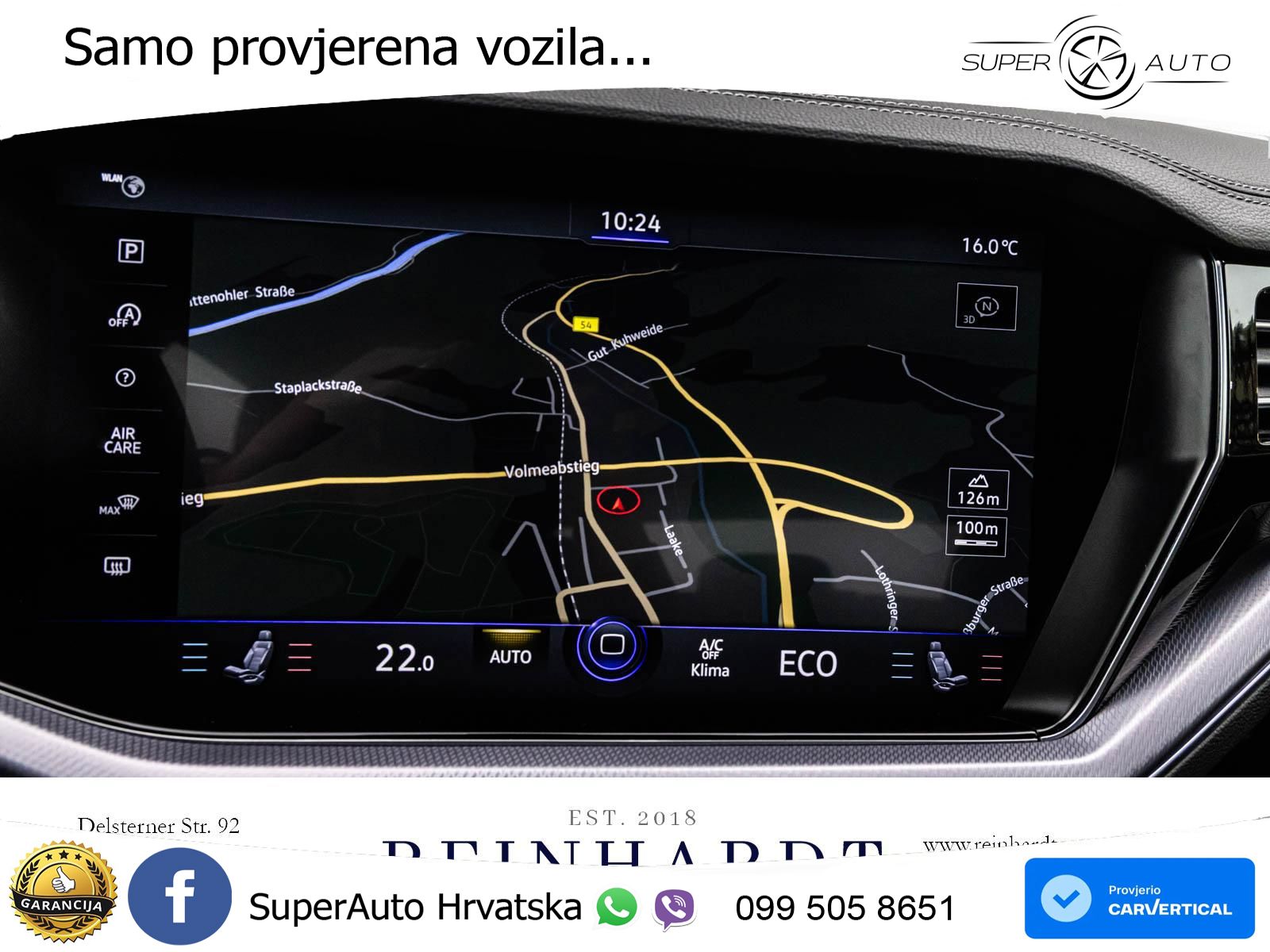 Volkswagen Touareg 3.0 V6 TDI (231 KS) 4MOTION Tiptronic R-Line ZRAČNI+ACC+GR SJED+KAM+PANO