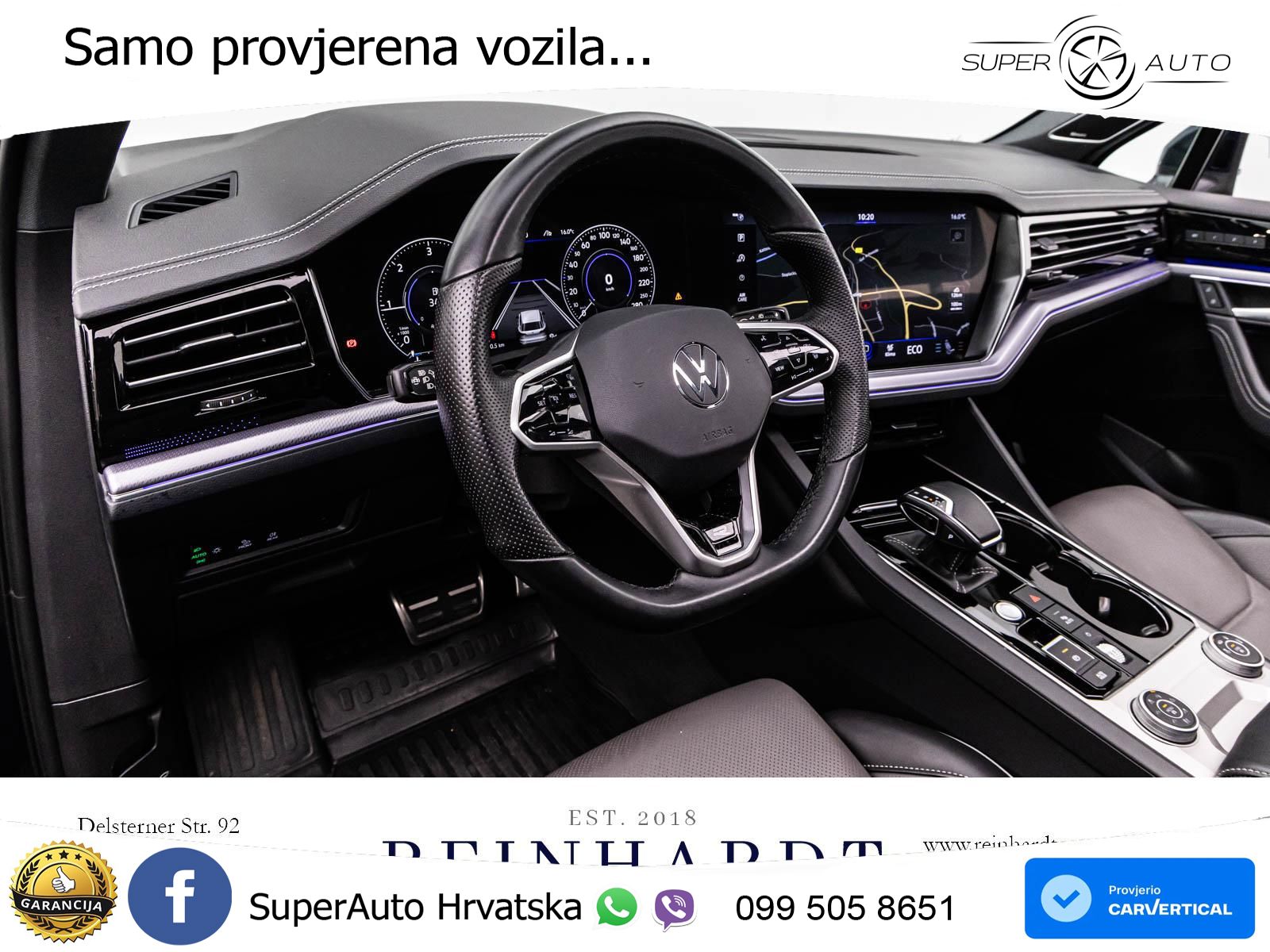 Volkswagen Touareg 3.0 V6 TDI (231 KS) 4MOTION Tiptronic R-Line ZRAČNI+ACC+GR SJED+KAM+PANO