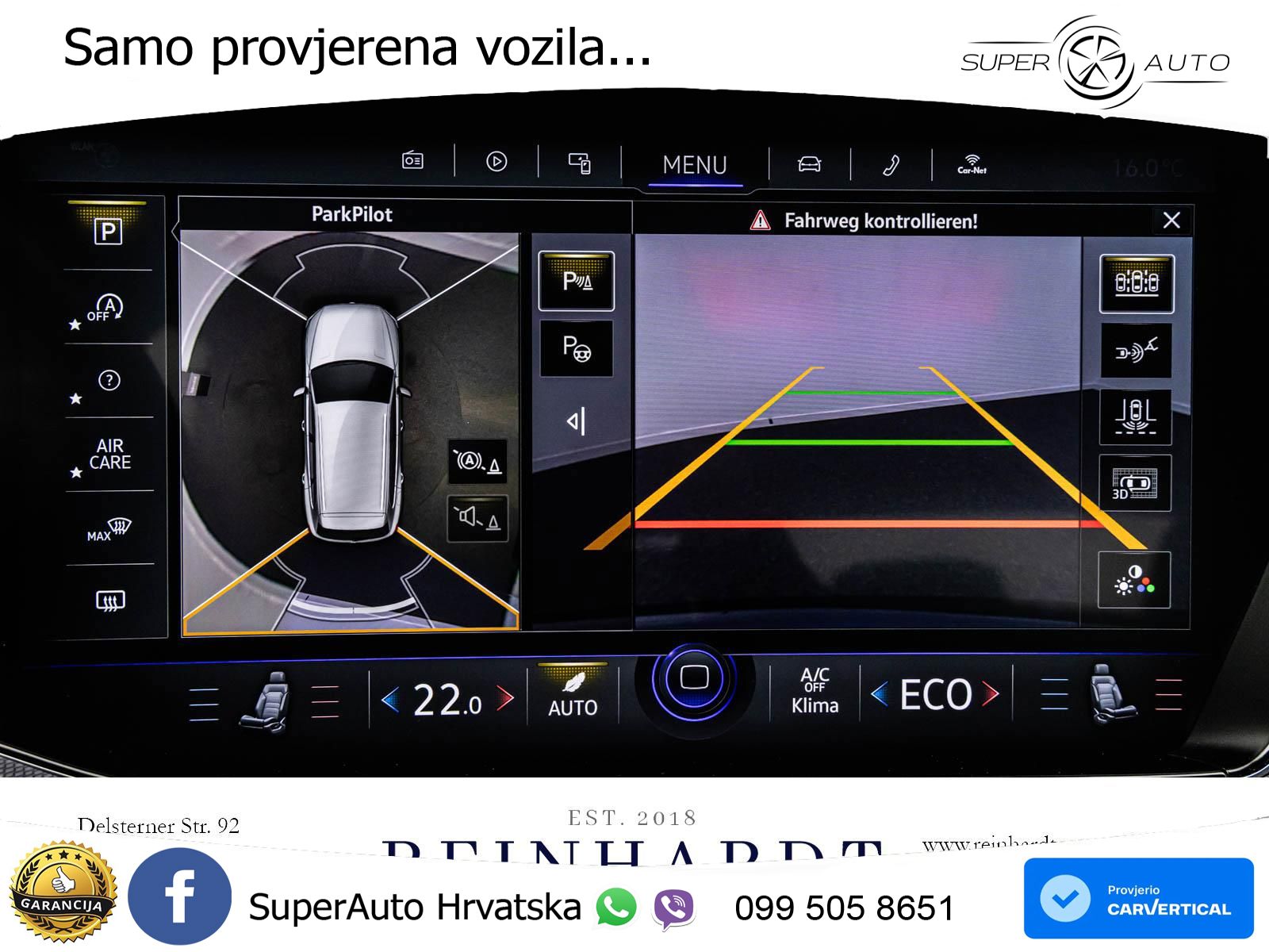 Volkswagen Touareg 3.0 V6 TDI (231 KS) 4MOTION Tiptronic R-Line ZRAČNI+ACC+GR SJED+KAM+PANO