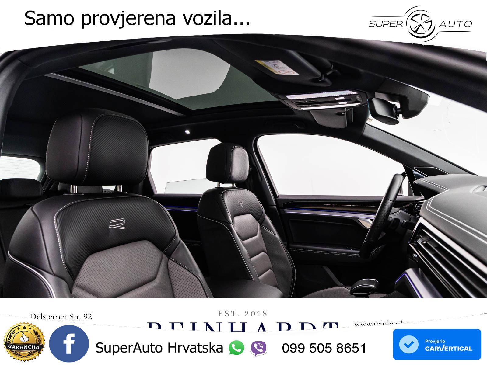 Volkswagen Touareg 3.0 V6 TDI (231 KS) 4MOTION Tiptronic R-Line ZRAČNI+ACC+GR SJED+KAM+PANO
