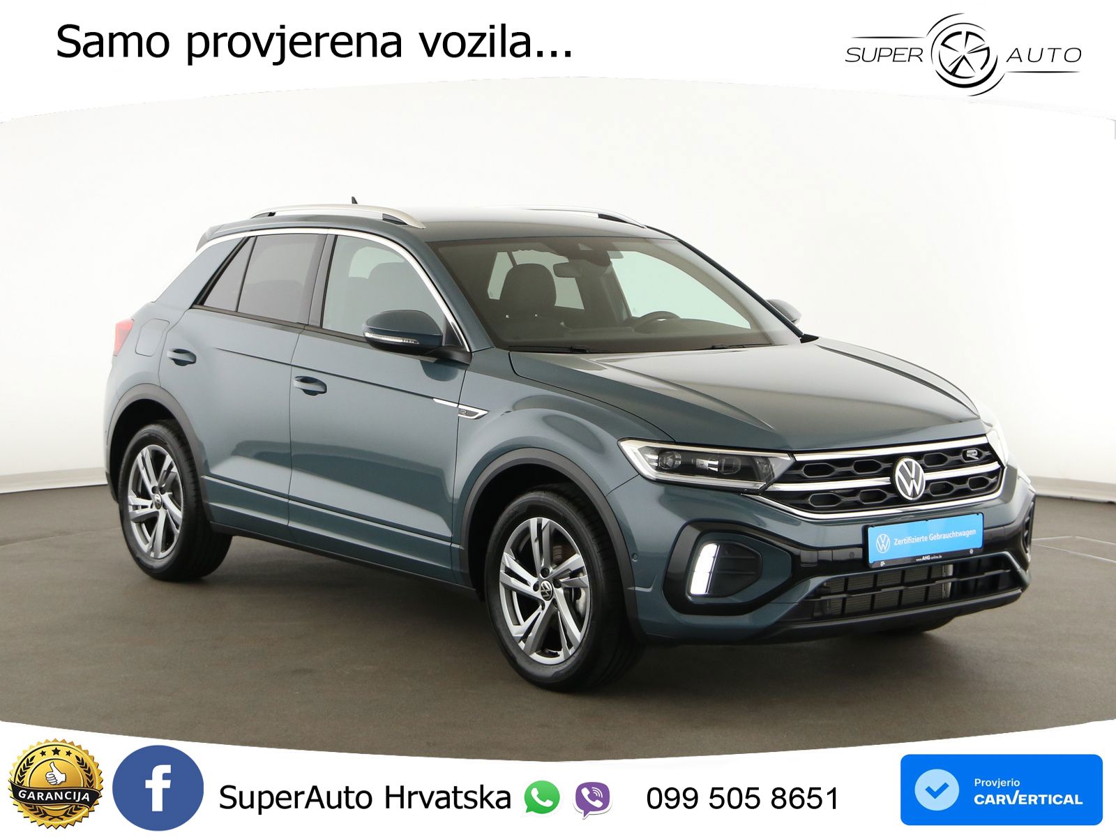 Volkswagen T-Roc 1.5 TSI (150 KS) DSG LED+GR SJED+ACC