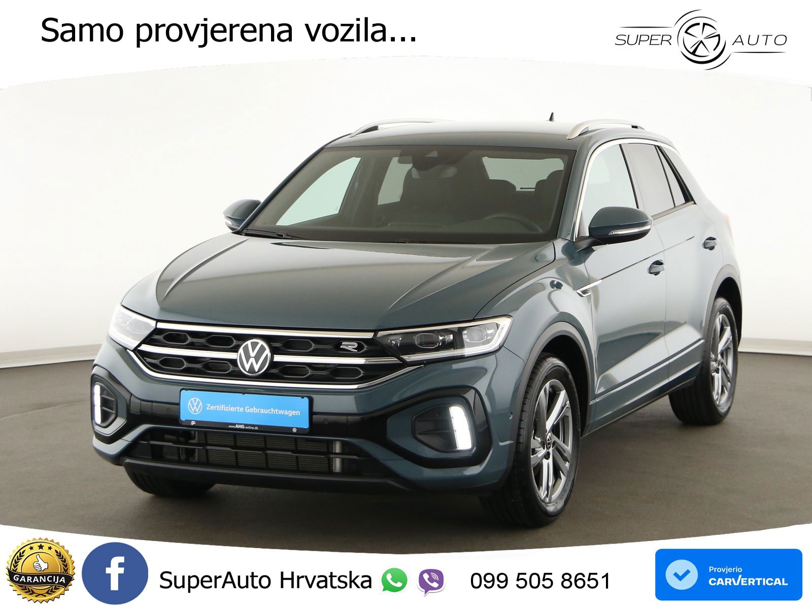 Volkswagen T-Roc 1.5 TSI (150 KS) DSG LED+GR SJED+ACC