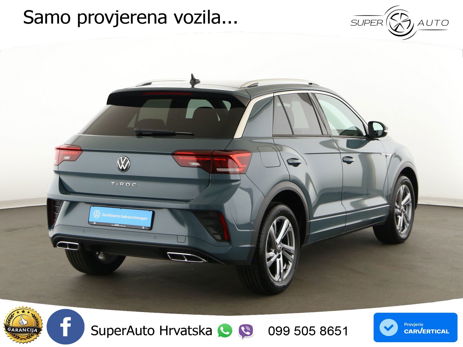Volkswagen T-Roc 1.5 TSI (150 KS) DSG LED+GR SJED+ACC