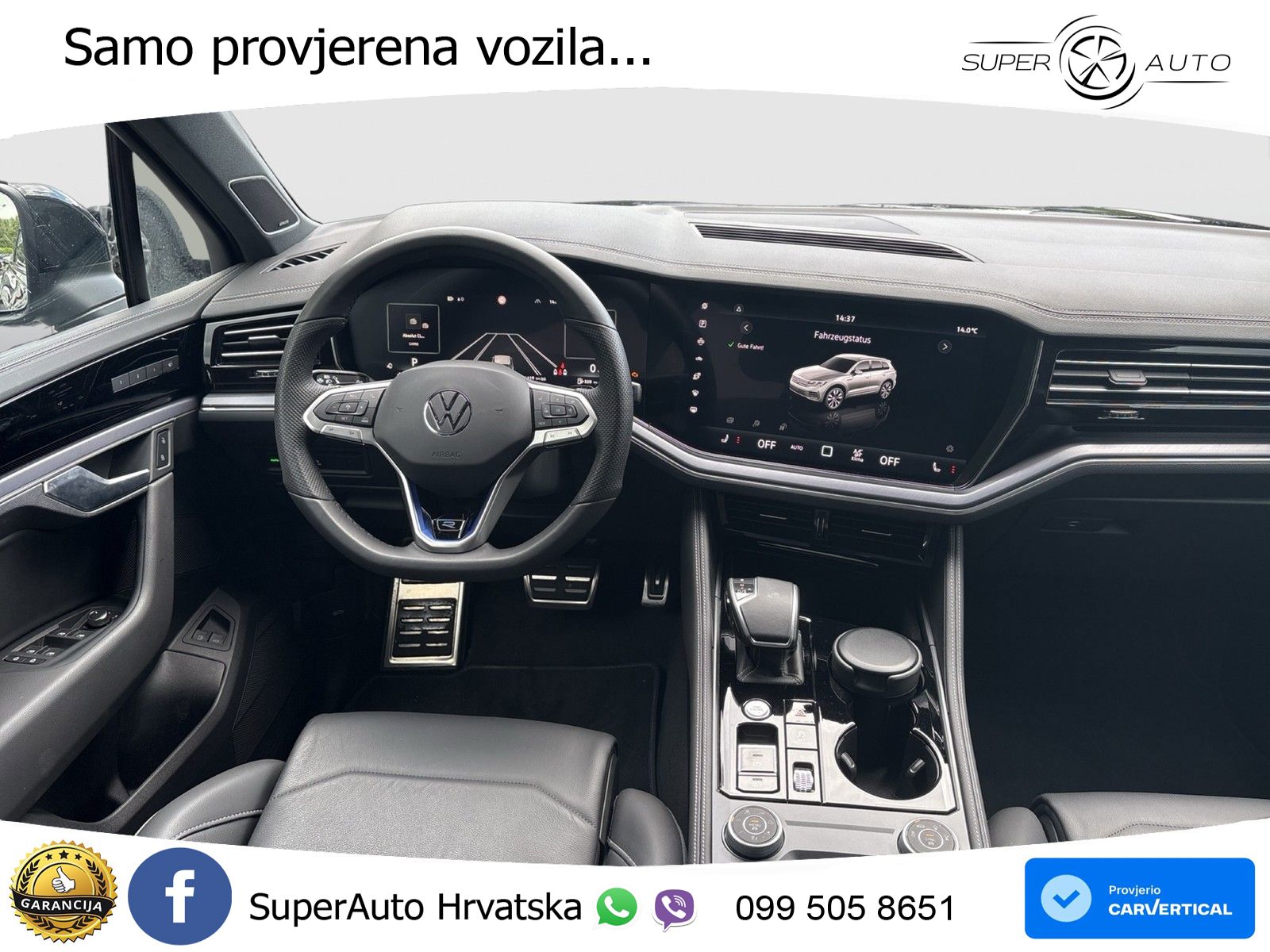 Volkswagen Touareg R 3.0 V6 TFSI (462 KS) 4MOTION Tiptronic ZRAČNI+ACC+4xGR SJED+KAM