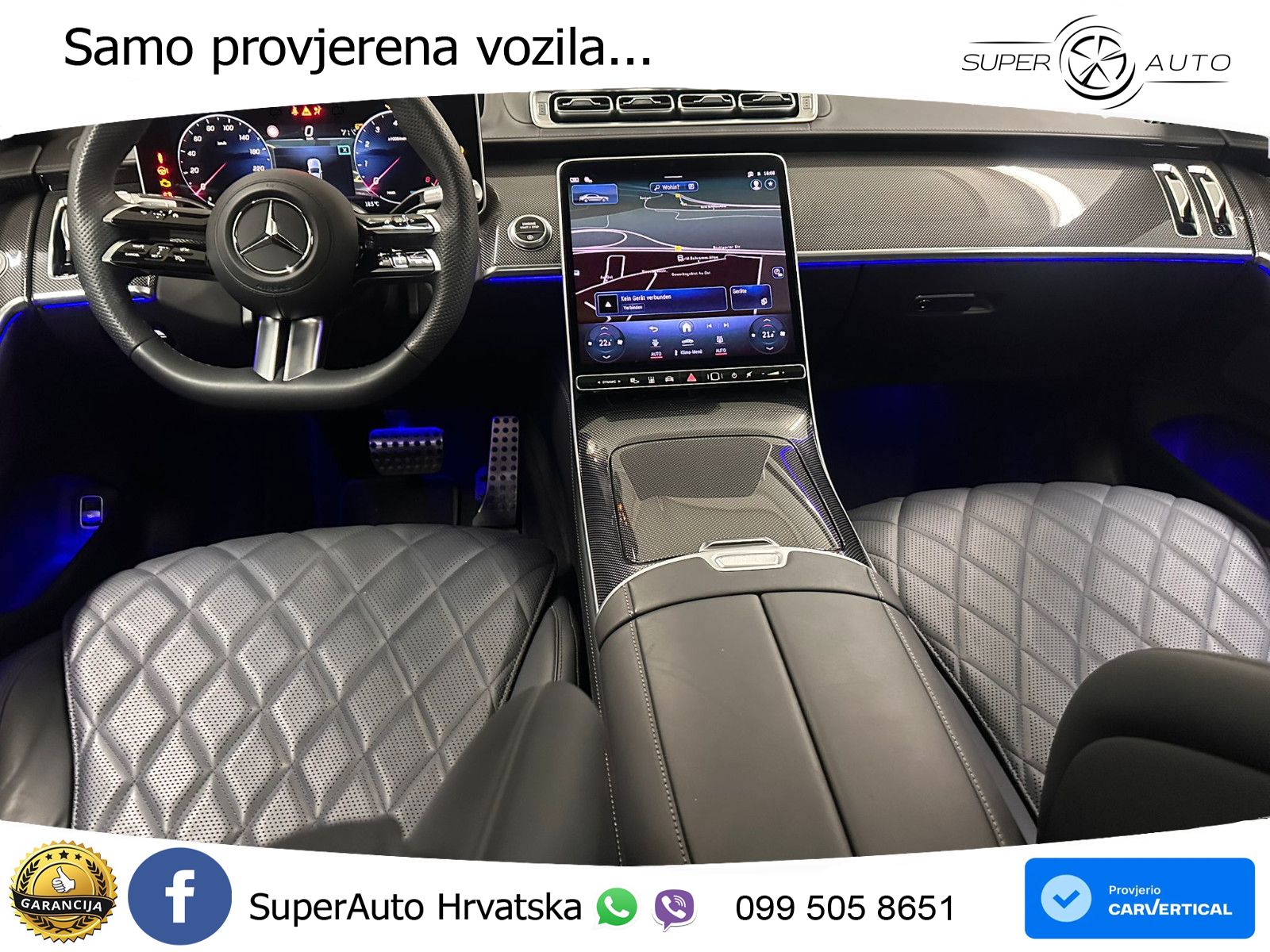 Mercedes S 500 (449 KS) EQ Boost 4MATIC 9G-TRONIC AMG ZRAČNI+ACC+GR SJED+KAM+PANO