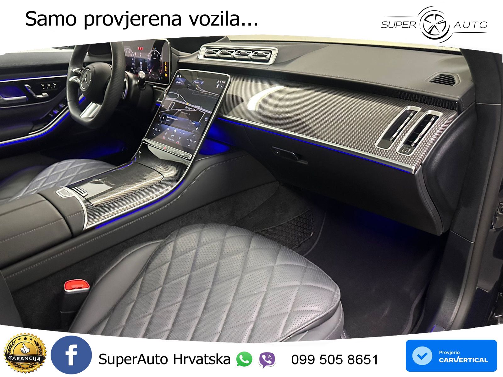 Mercedes S 500 (449 KS) EQ Boost 4MATIC 9G-TRONIC AMG ZRAČNI+ACC+GR SJED+KAM+PANO