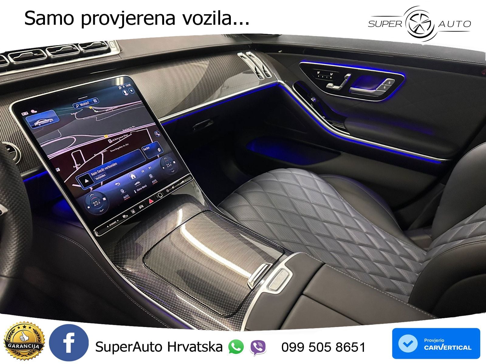 Mercedes S 500 (449 KS) EQ Boost 4MATIC 9G-TRONIC AMG ZRAČNI+ACC+GR SJED+KAM+PANO