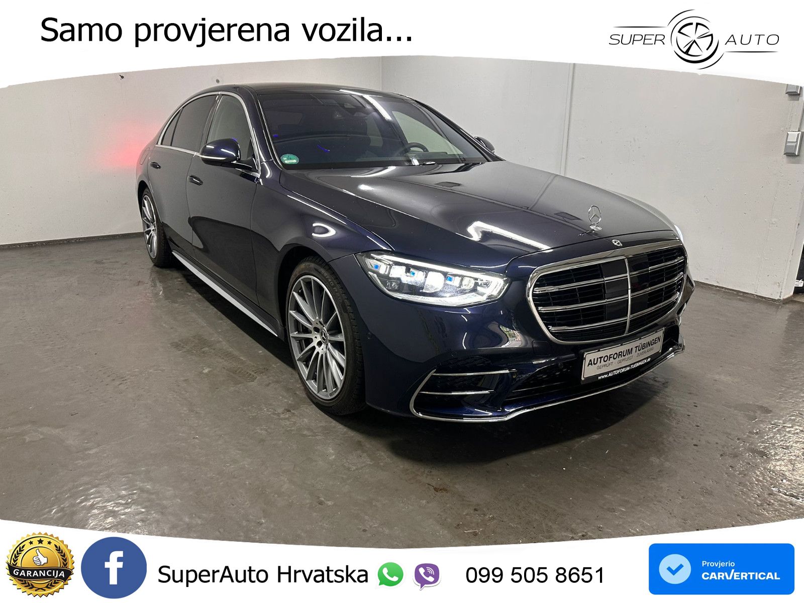 Mercedes S 500 (449 KS) EQ Boost 4MATIC 9G-TRONIC AMG ZRAČNI+ACC+GR SJED+KAM+PANO