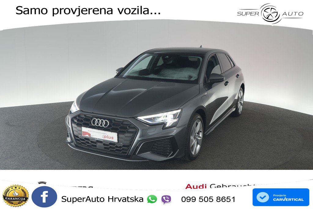 Audi A3 45 TFSIe (245 KS) S tronic S line LED+GR SJED+ACC