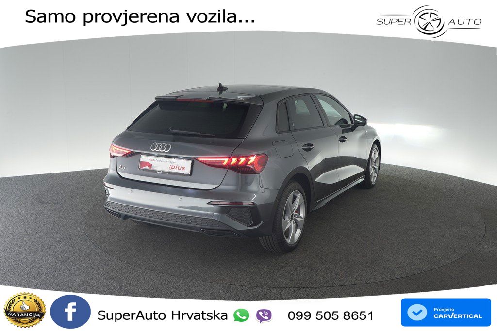 Audi A3 45 TFSIe (245 KS) S tronic S line LED+GR SJED+ACC