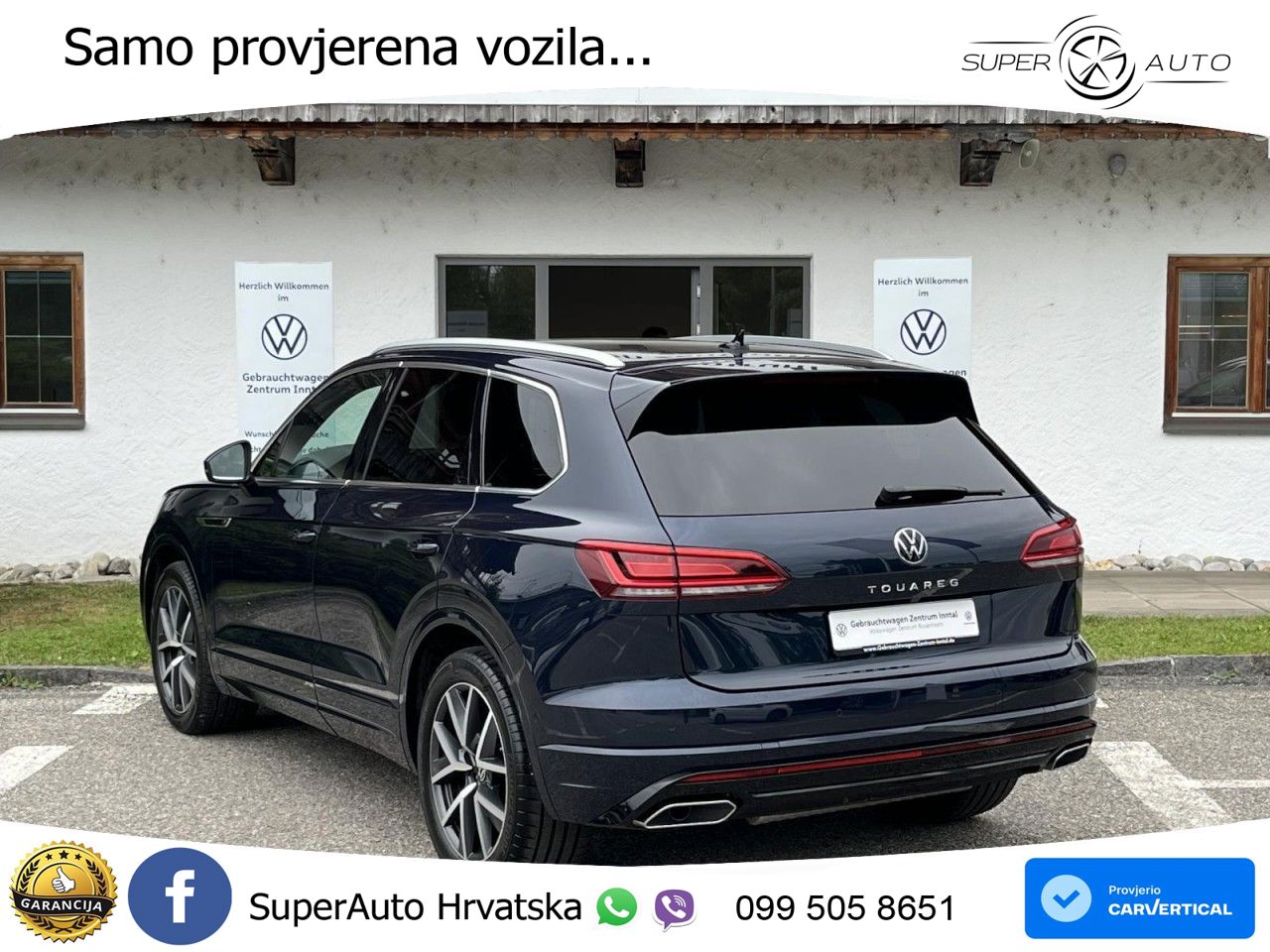 Volkswagen Touareg 3.0 V6 TDI (286 KS) 4MOTION Tiptronic R-Line ZRAČNI+ACC+4xGR SJED+KAM