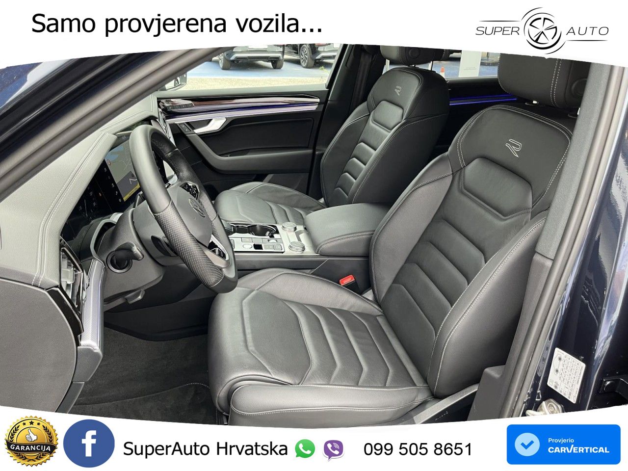 Volkswagen Touareg 3.0 V6 TDI (286 KS) 4MOTION Tiptronic R-Line ZRAČNI+ACC+4xGR SJED+KAM