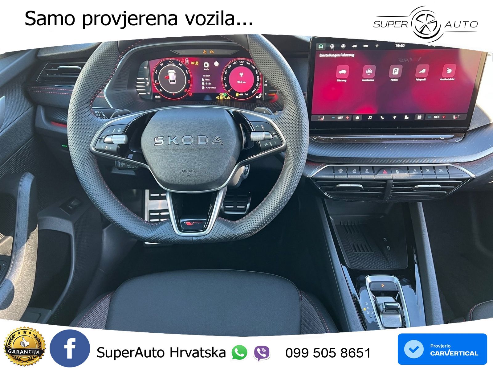 Škoda Octavia Combi RS 2.0 TSI (265 KS) DSG LED+GR SJED+ACC