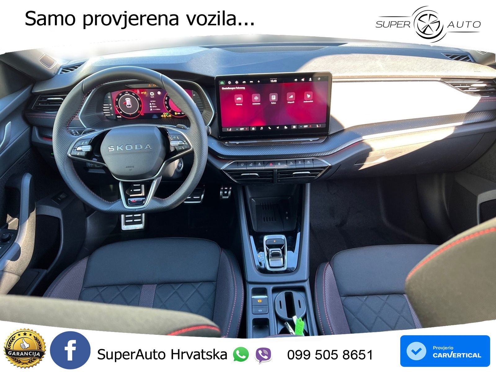 Škoda Octavia Combi RS 2.0 TSI (265 KS) DSG LED+GR SJED+ACC