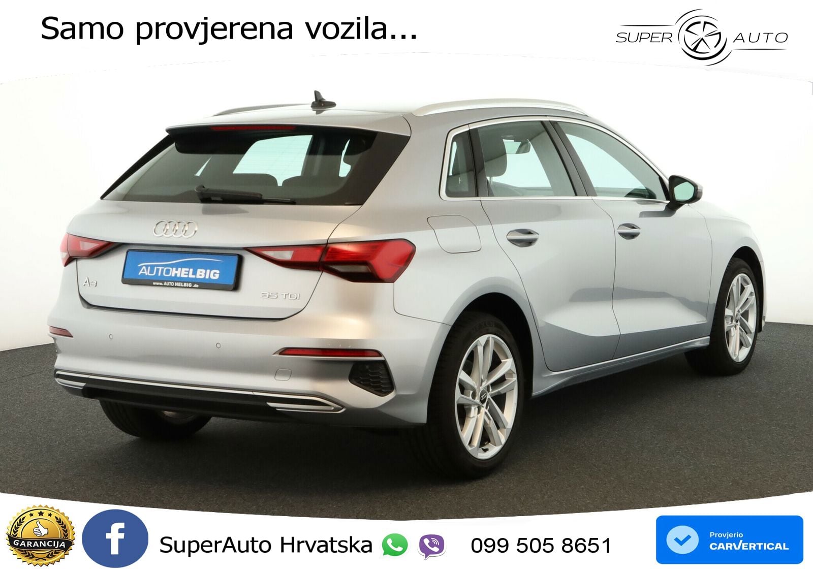 Audi A3 35 TDI (150 KS) S tronic LED+GR SJED+ACC