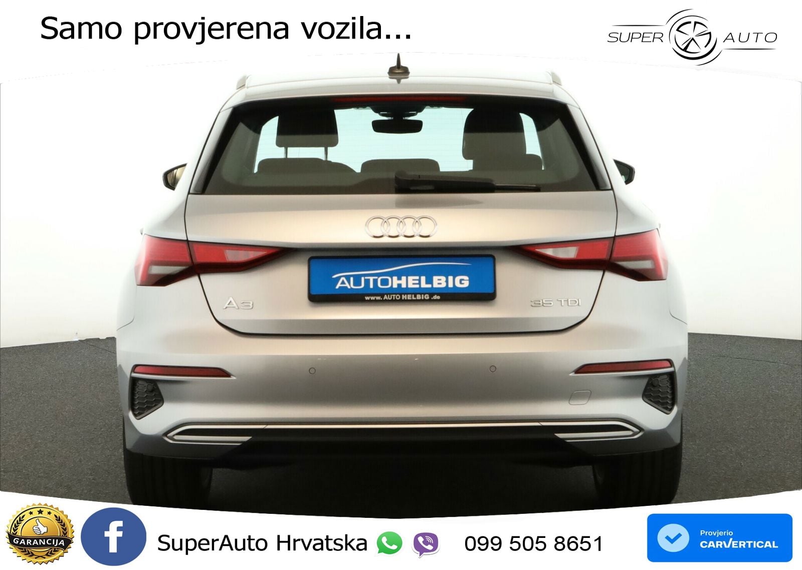 Audi A3 35 TDI (150 KS) S tronic LED+GR SJED+ACC