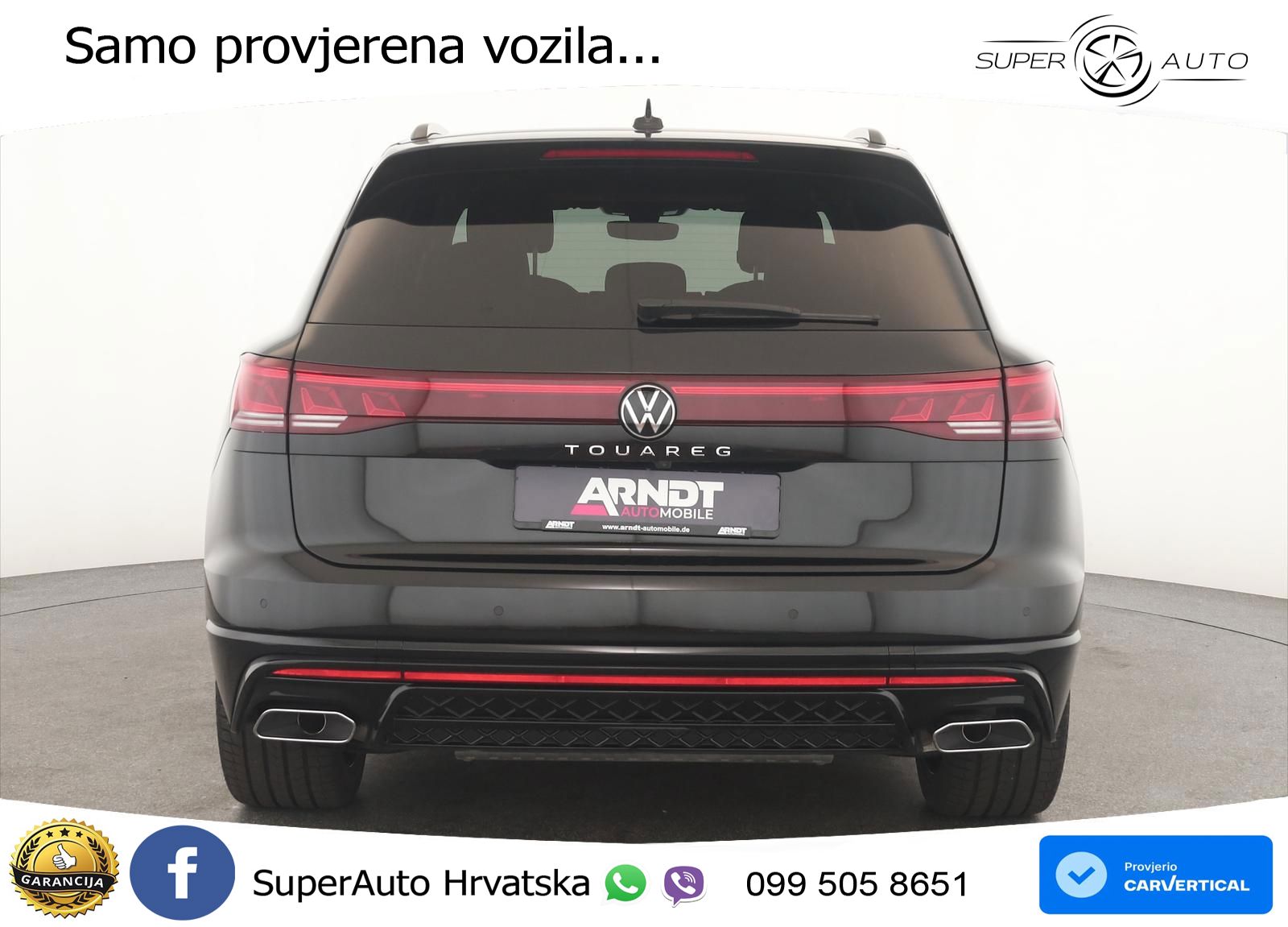 Volkswagen Touareg 3.0 V6 TDI (231 KS) 4MOTION Tiptronic R-Line ZRAČNI+ACC+GR SJED+KAM+PANO