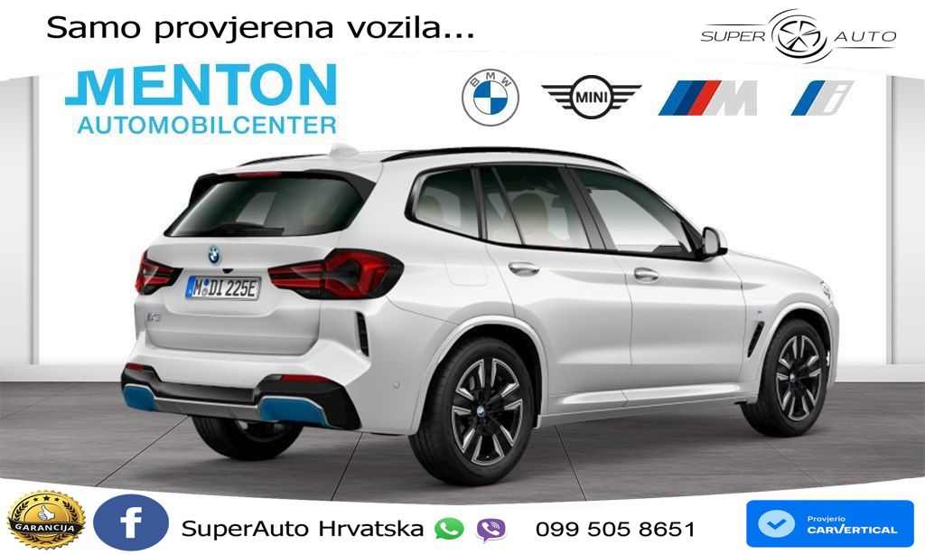 BMW iX3 80 kWh (286 KS) LED+GR SJED+ACC
